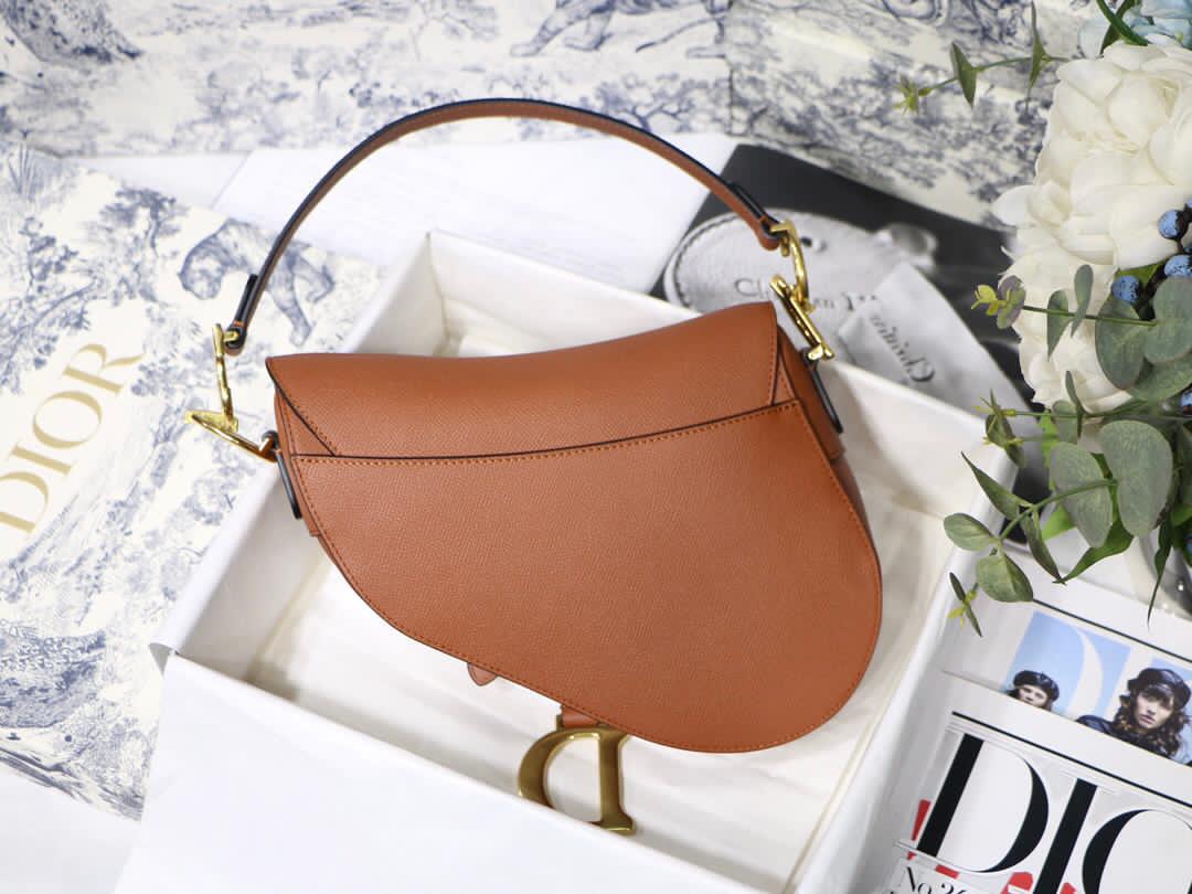 [TOP] Christian Dior Saddle Bag Medium - Brown