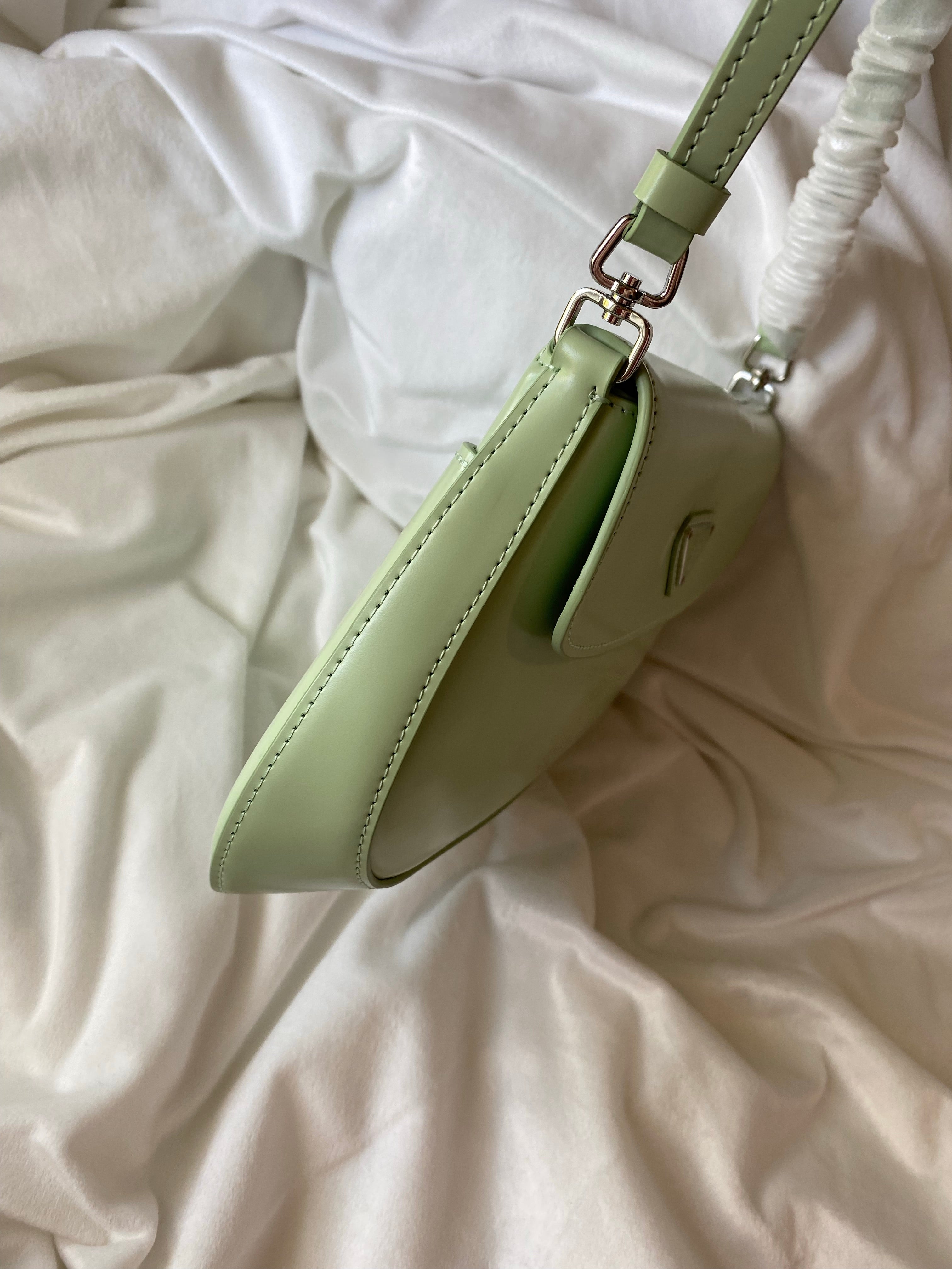 [TOP] PRADA Cleo Bag Brushed Leather - Green