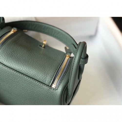 [TOP] HERMES Lindy 20cm - Dark Green