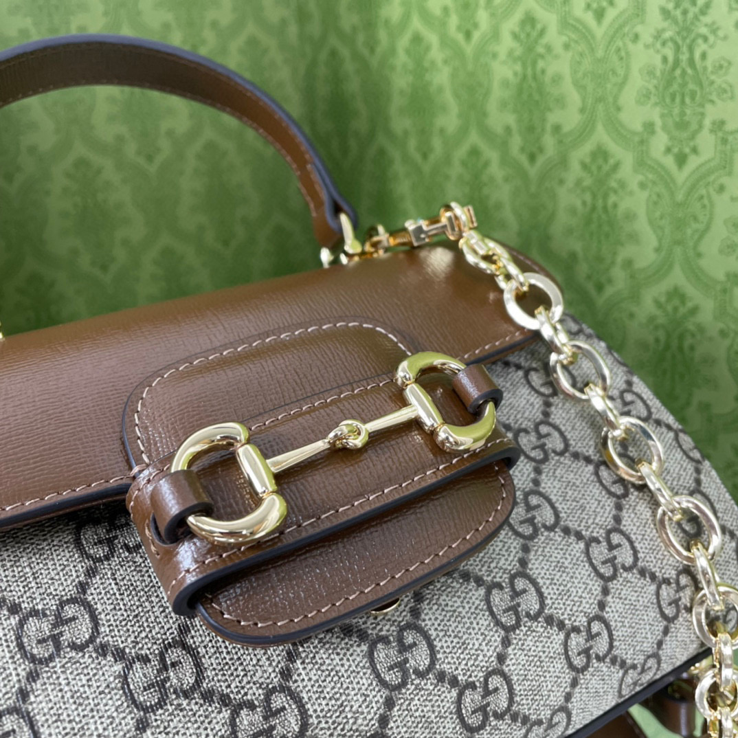 [TOP] GUCCI Horsebit 1995 Bag Mini 22cm x 16cm x 10.5cm - GHW