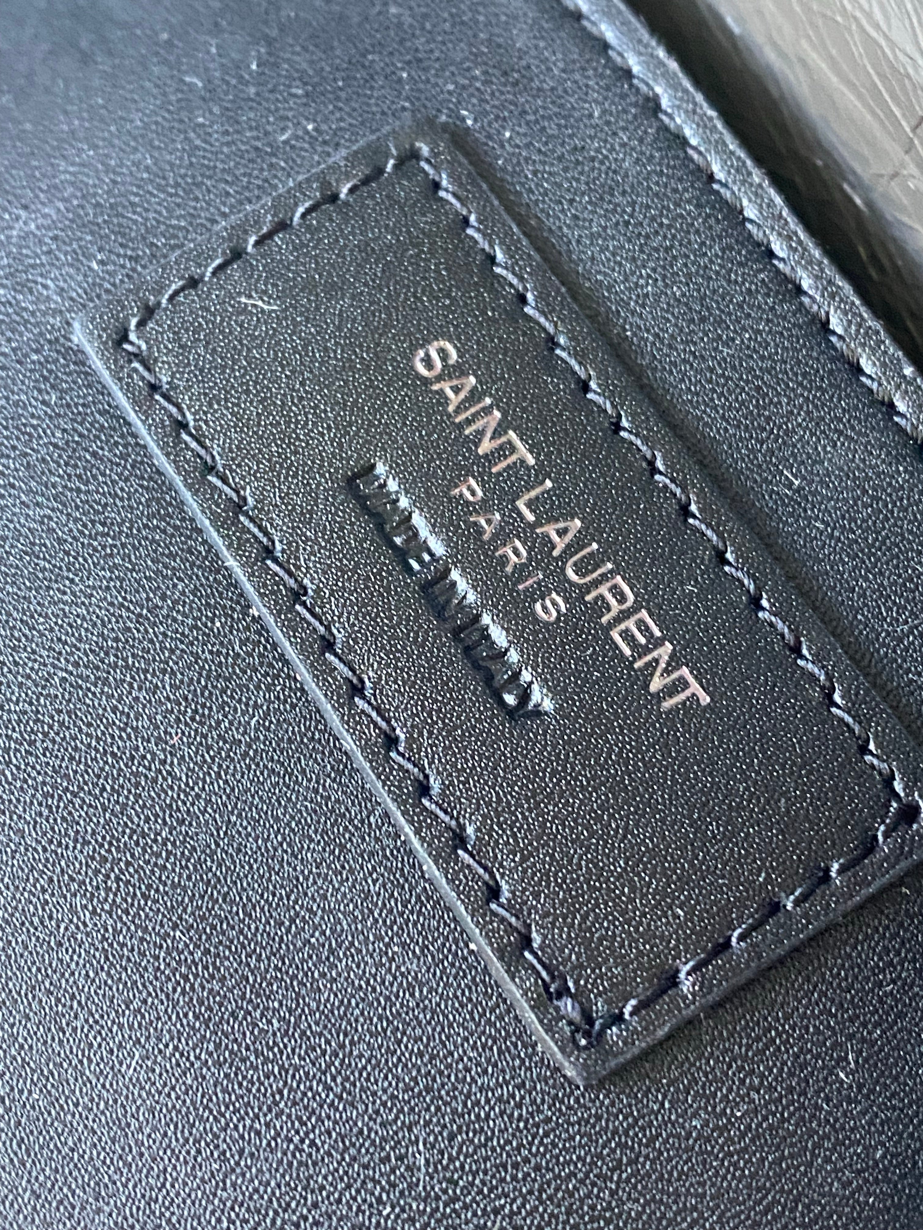 [TOP] Yves Saint Laurent YSL Nikki Small Wrinkle Bag - Dark Grey