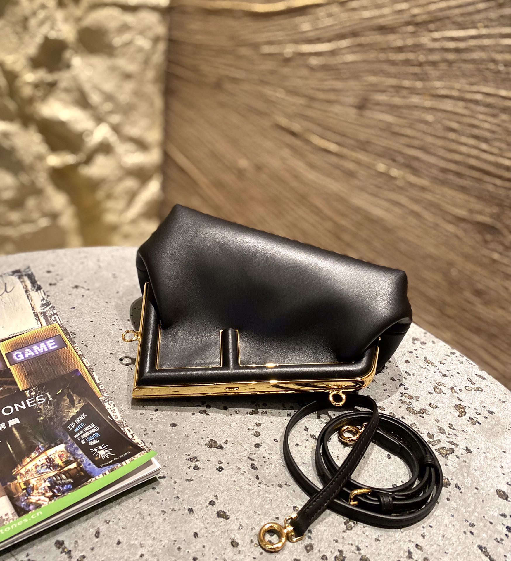 [TOP] FENDI FENDI Small First Bag - Black