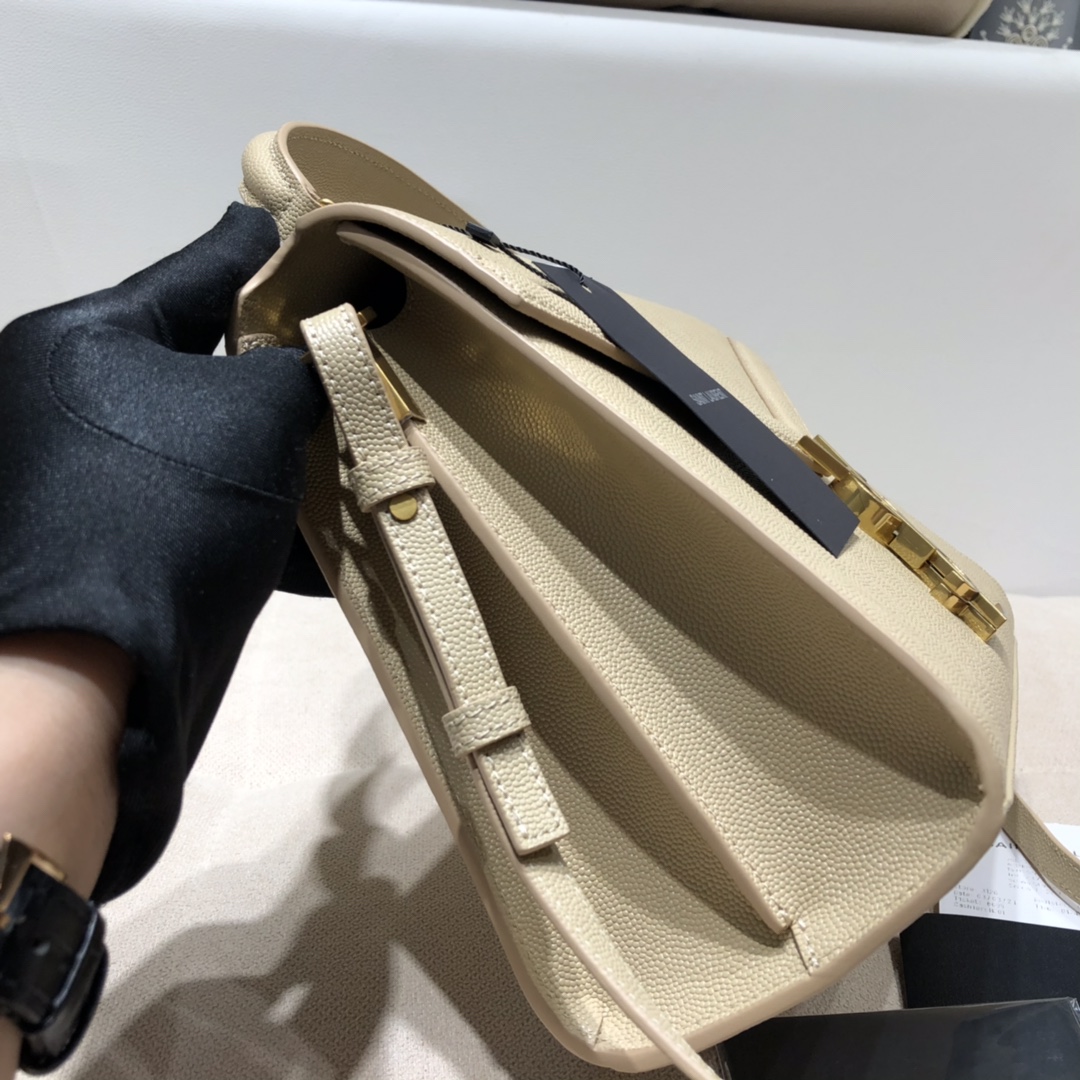 [TOP] Yves Saint Laurent YSL Cassandra Top Handle Bag - GHW