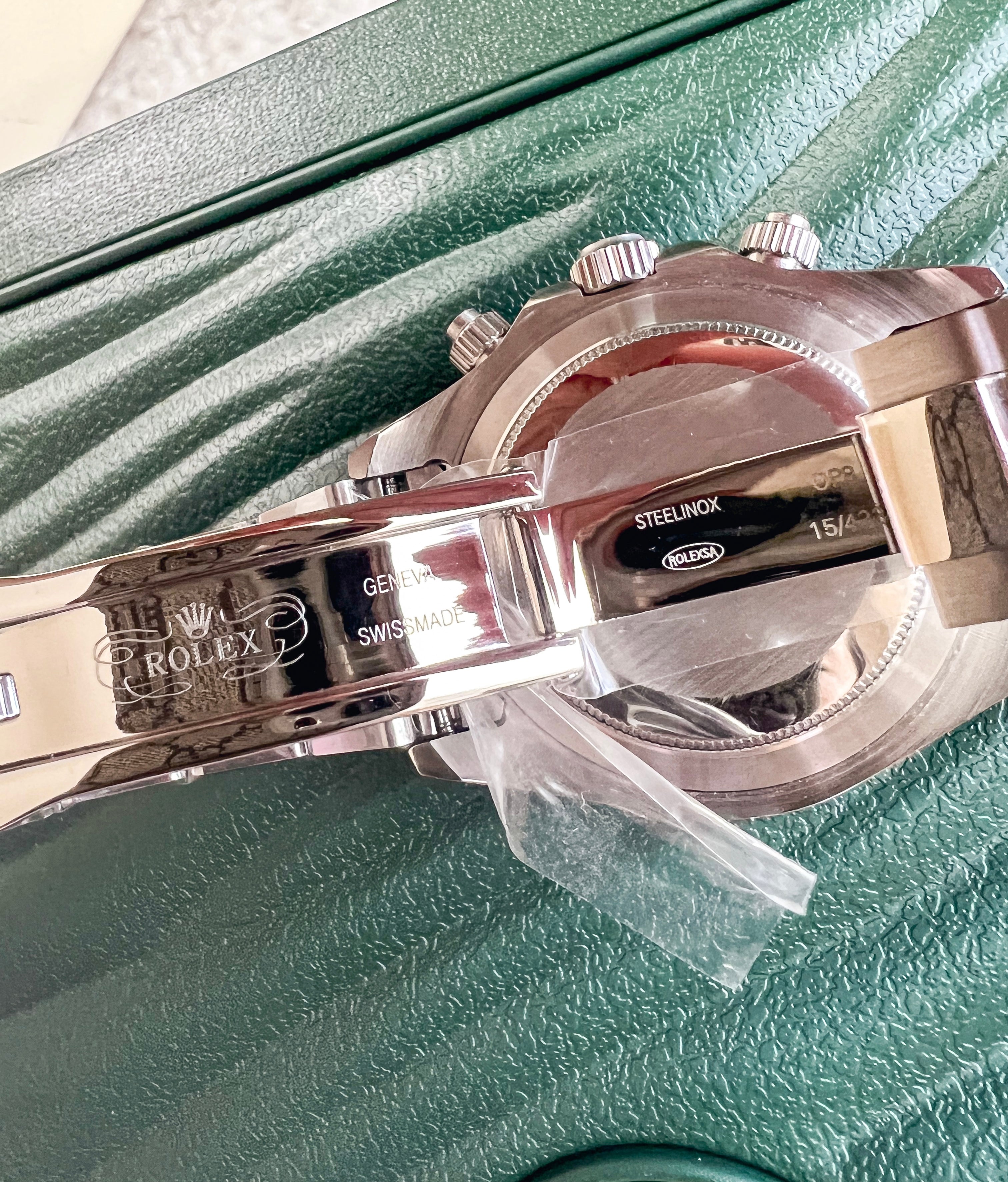 [TOP] ROLEX Daytona Chronograph White Dial - Silver