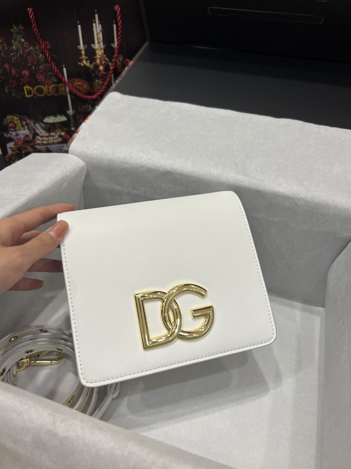 [TOP] Dolce & Gabbana D&G Calfskin Mini 3.5 Bag 18*16*8cm - 2 Color