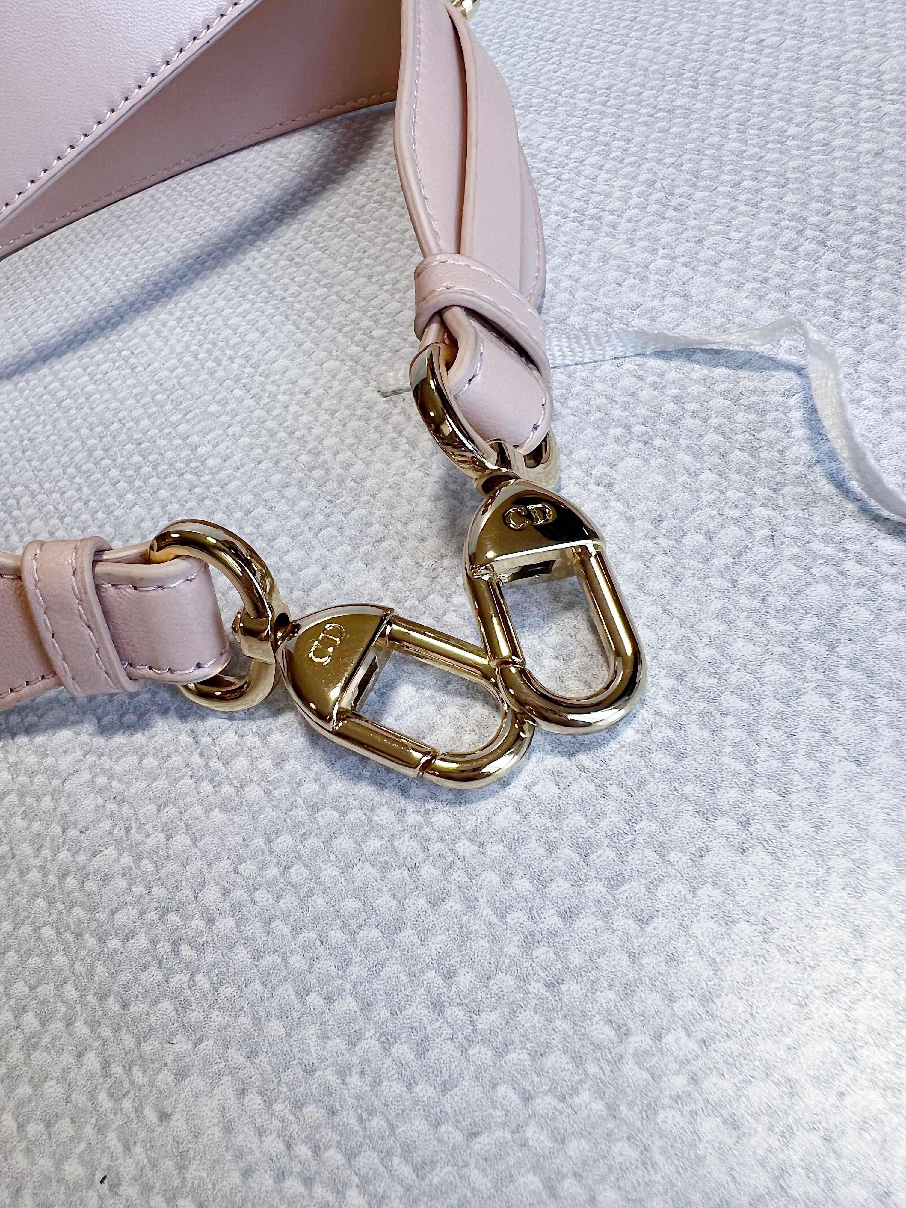 [TOP] Christian Dior Lady Christian Dior Bag ABC - Powder Rose w LGHW