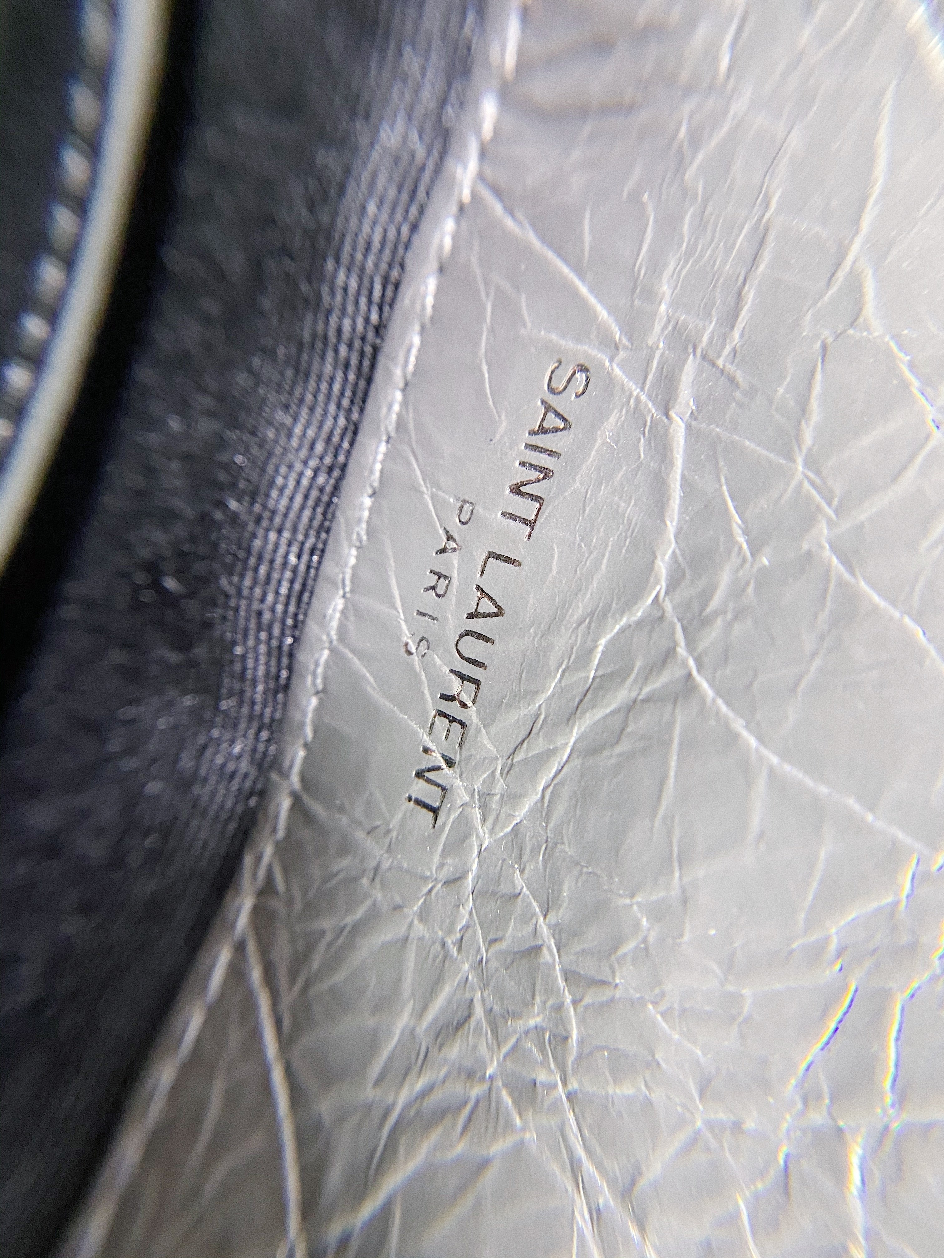 [TOP] Yves Saint Laurent YSL Niki Small Bag Aged Leather 22cm - Stormy Grey