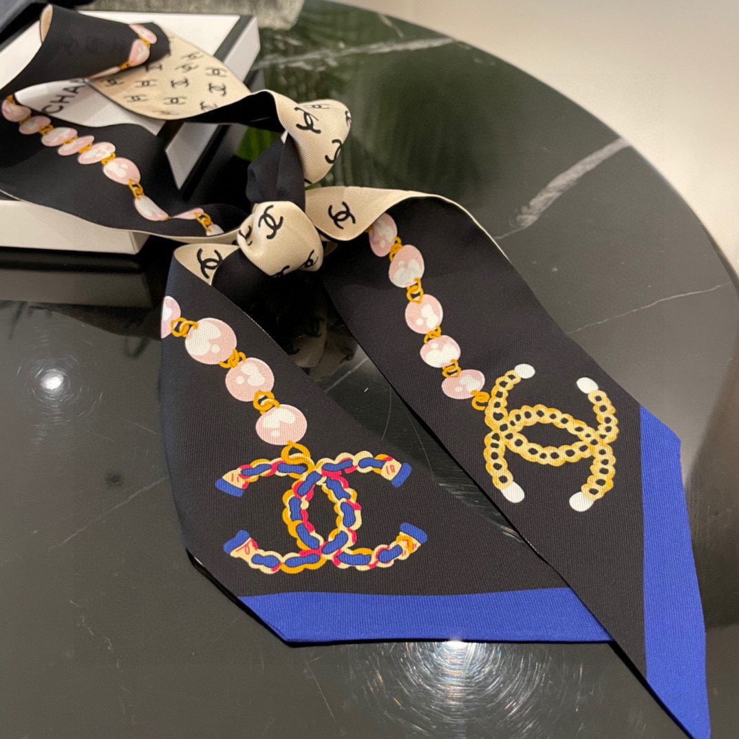 [TOP] CHANEL Slim Bandeau 120 × 6 cm – Four Colours