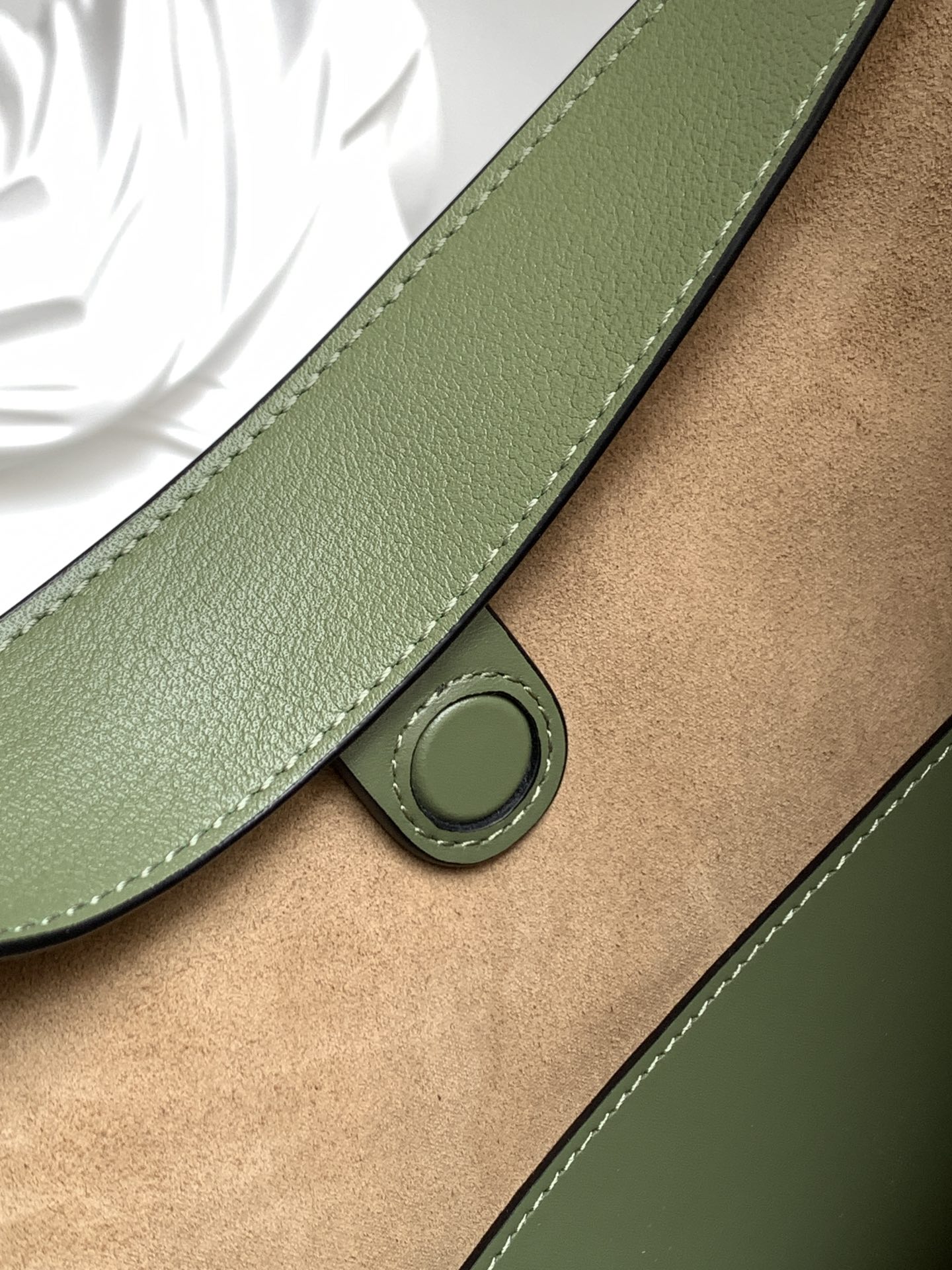 [TOP] LOEWE Calfskin Luna Bag 34*9*30cm - Green