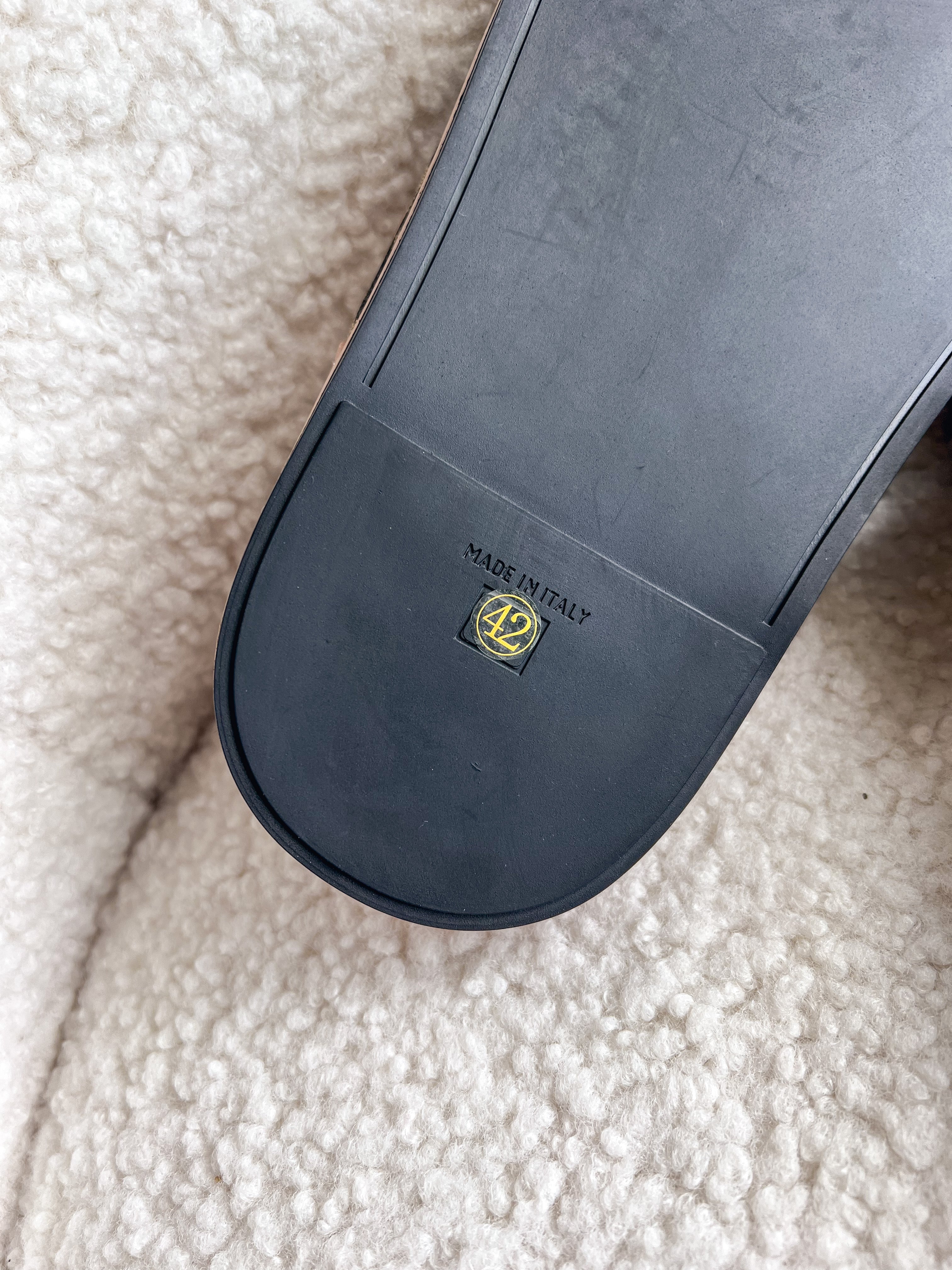 [TOP] FENDI FENDI Women Logo Canvas Flat Sandals - Brown