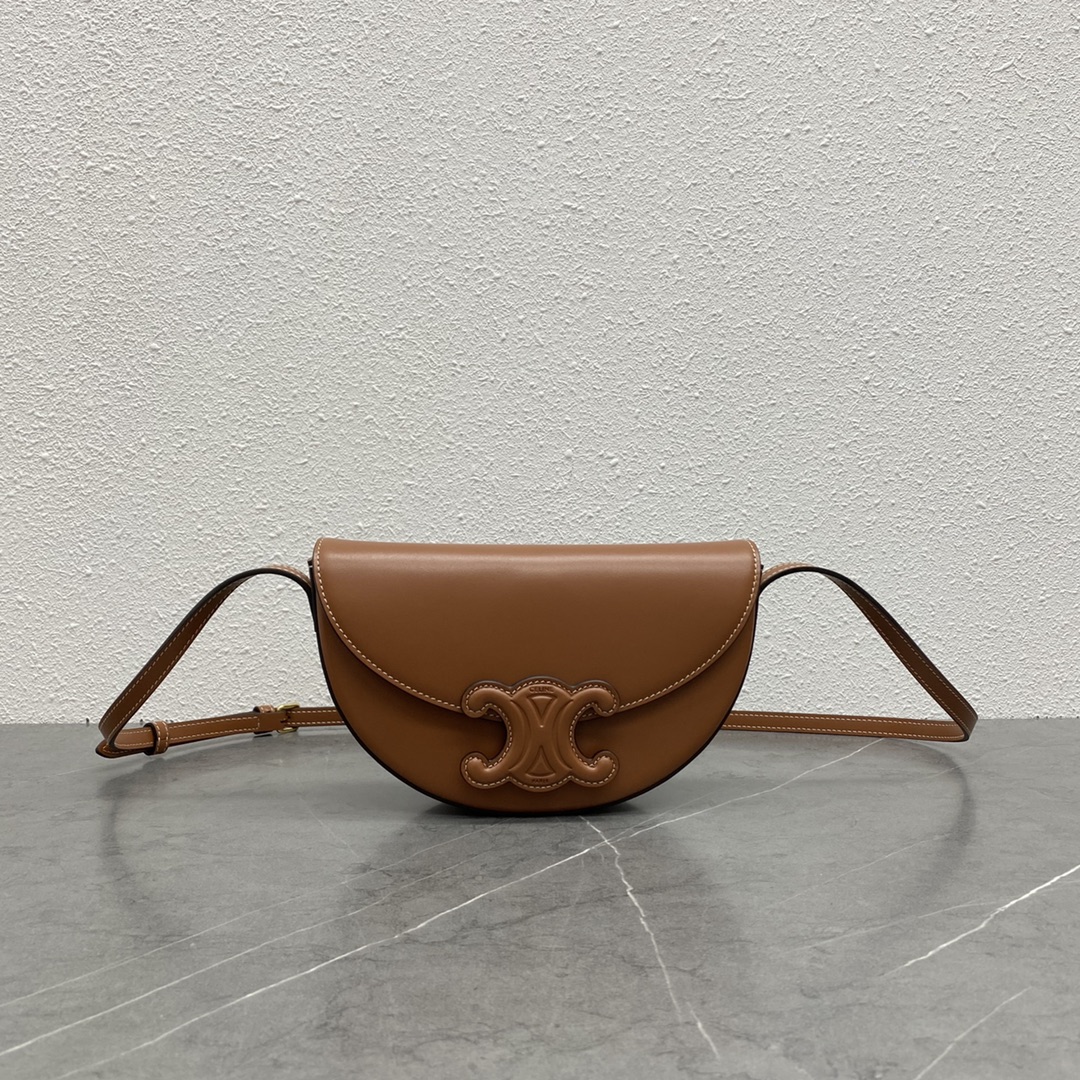 [TOP] CELINE Mini Besace Cuir Triomphe Bag 23～13.5～6 - 3 Color