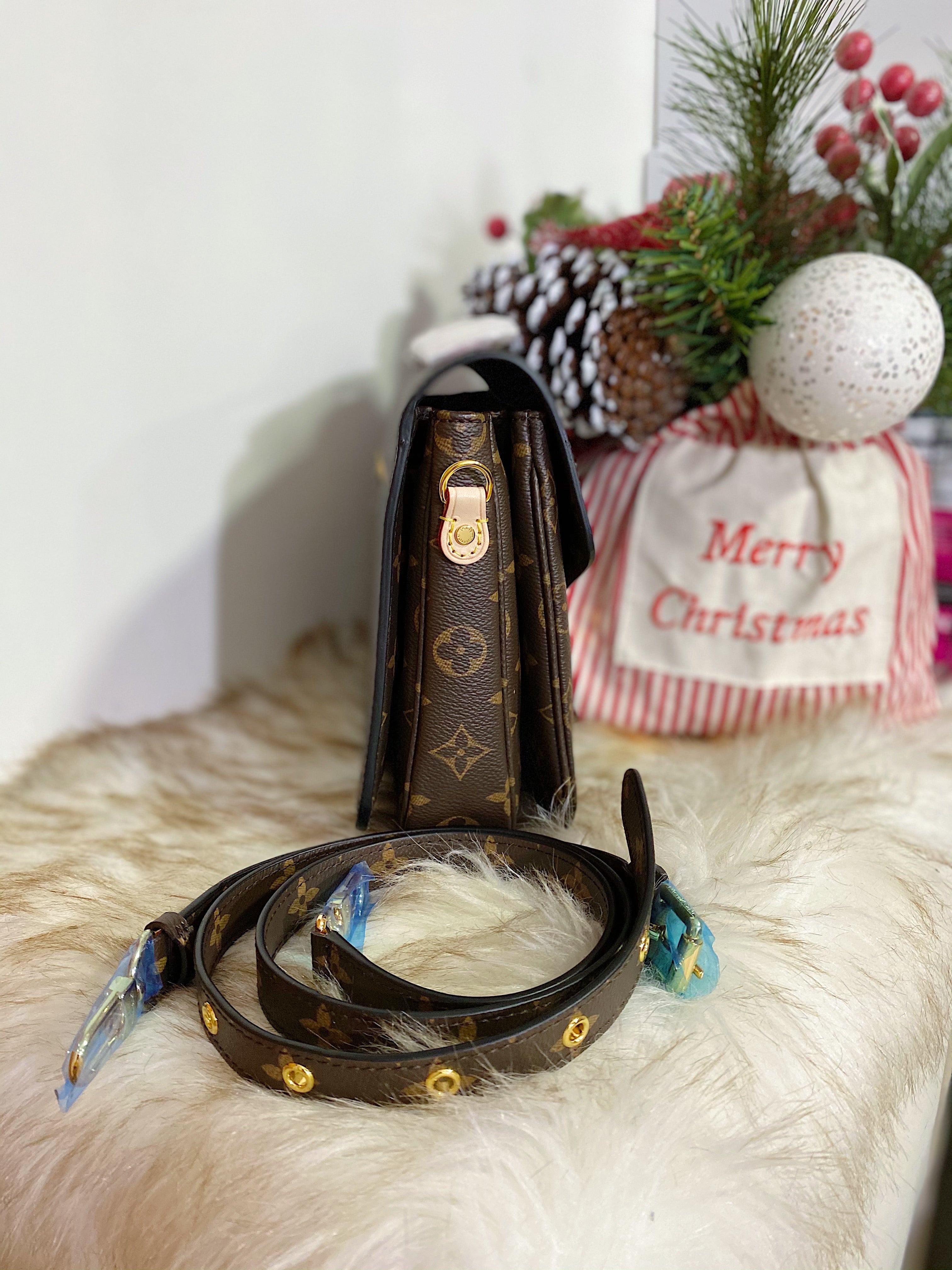 [TOP] Louis Vuitton LV Pochette Metis Bag 25X19X7cm-Brown