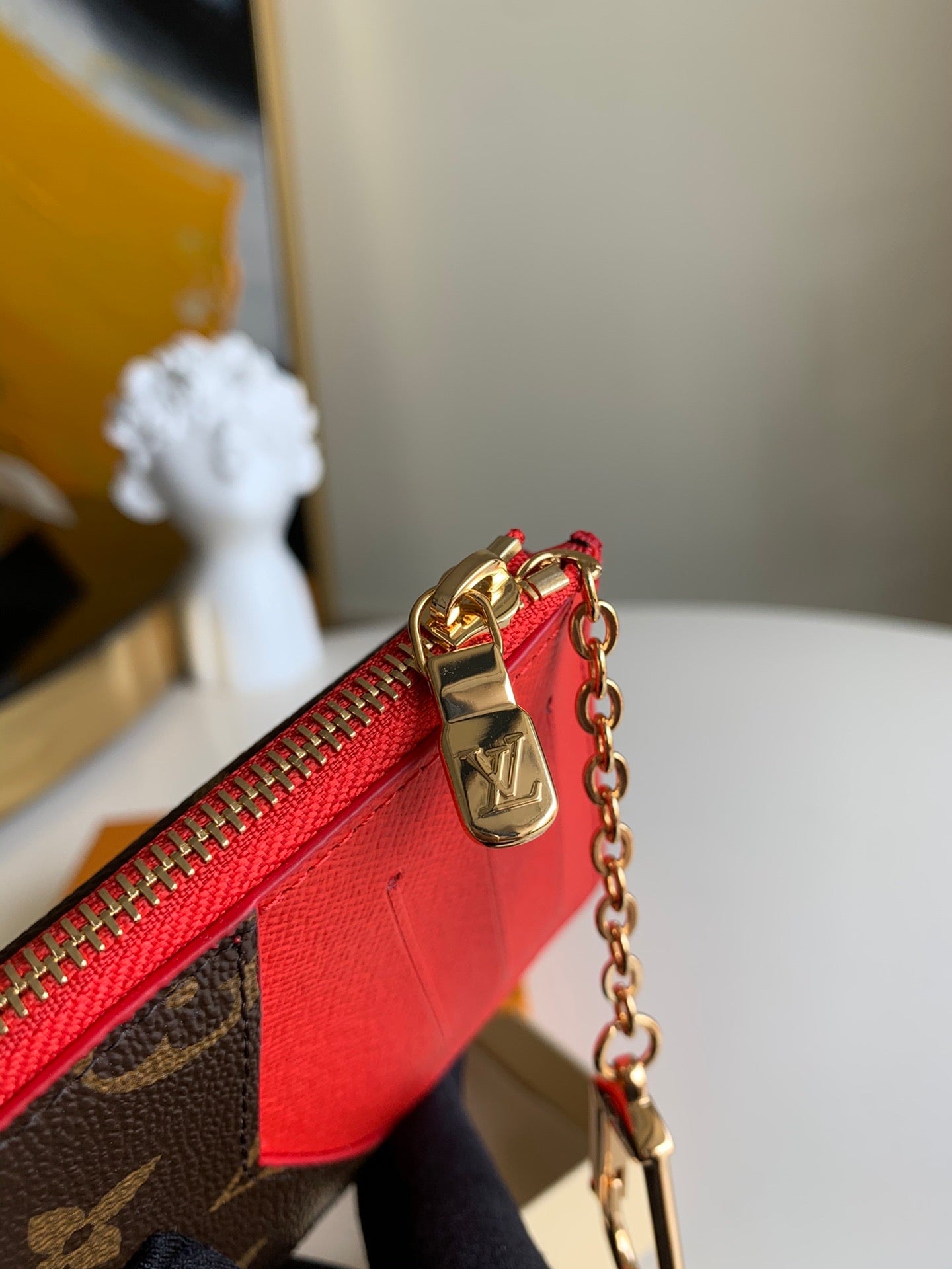 [TOP] Louis Vuitton LV LV Compact Key Wallet - Monogram