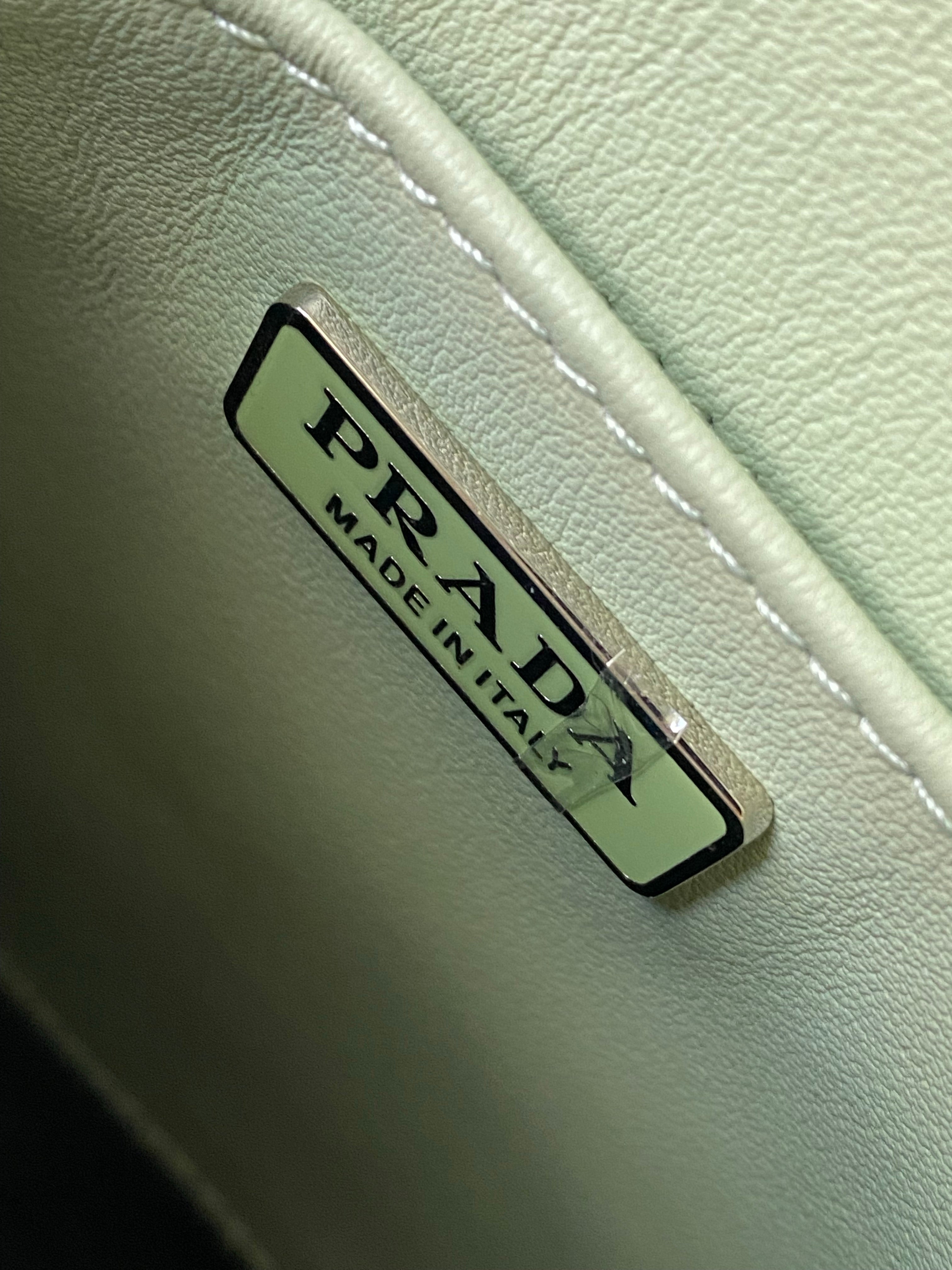 [TOP] PRADA Cleo Bag Brushed Leather - Green