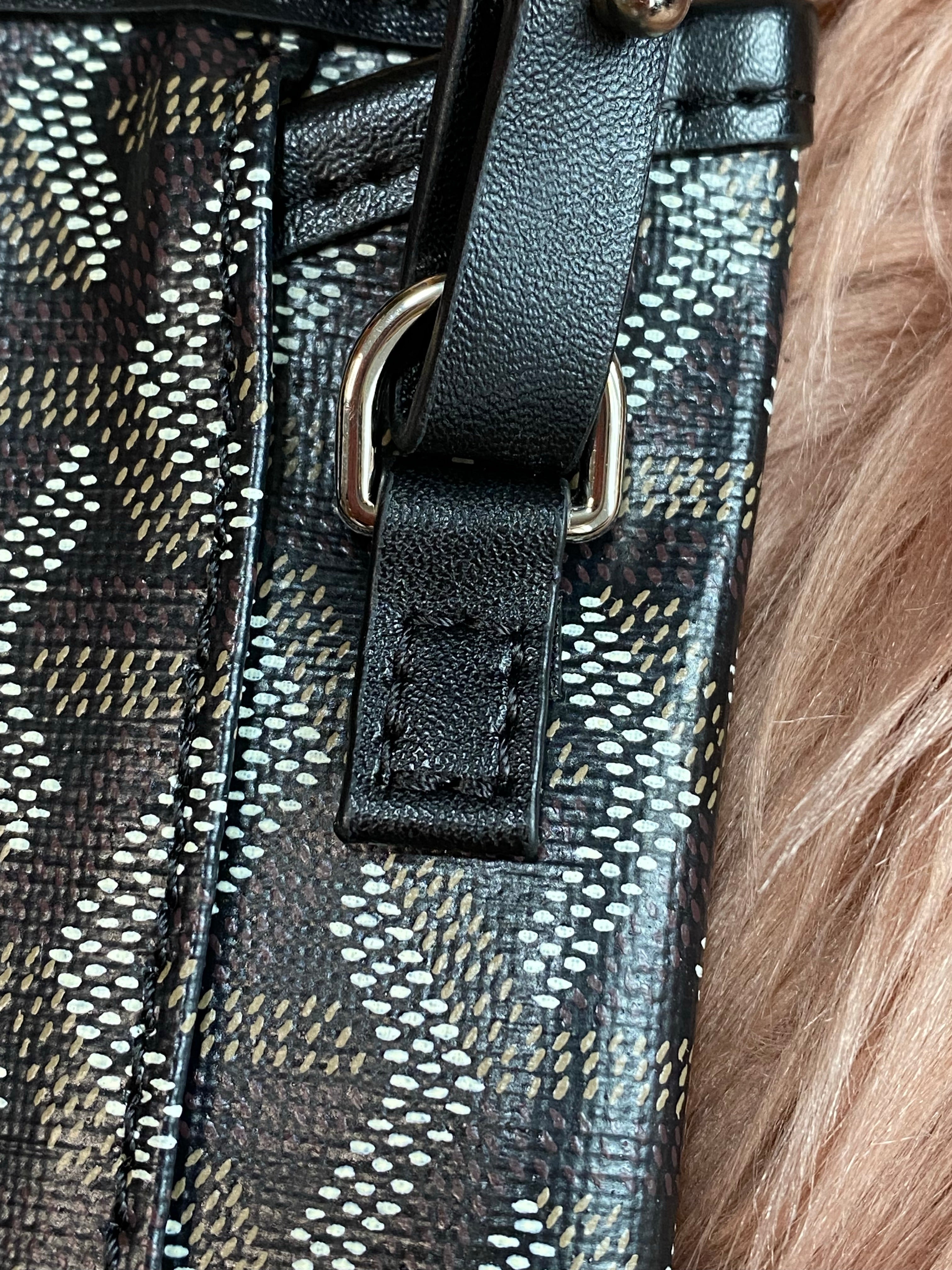 [TOP] Goyard Monogram St. Louis GM Tote - Black and Brown