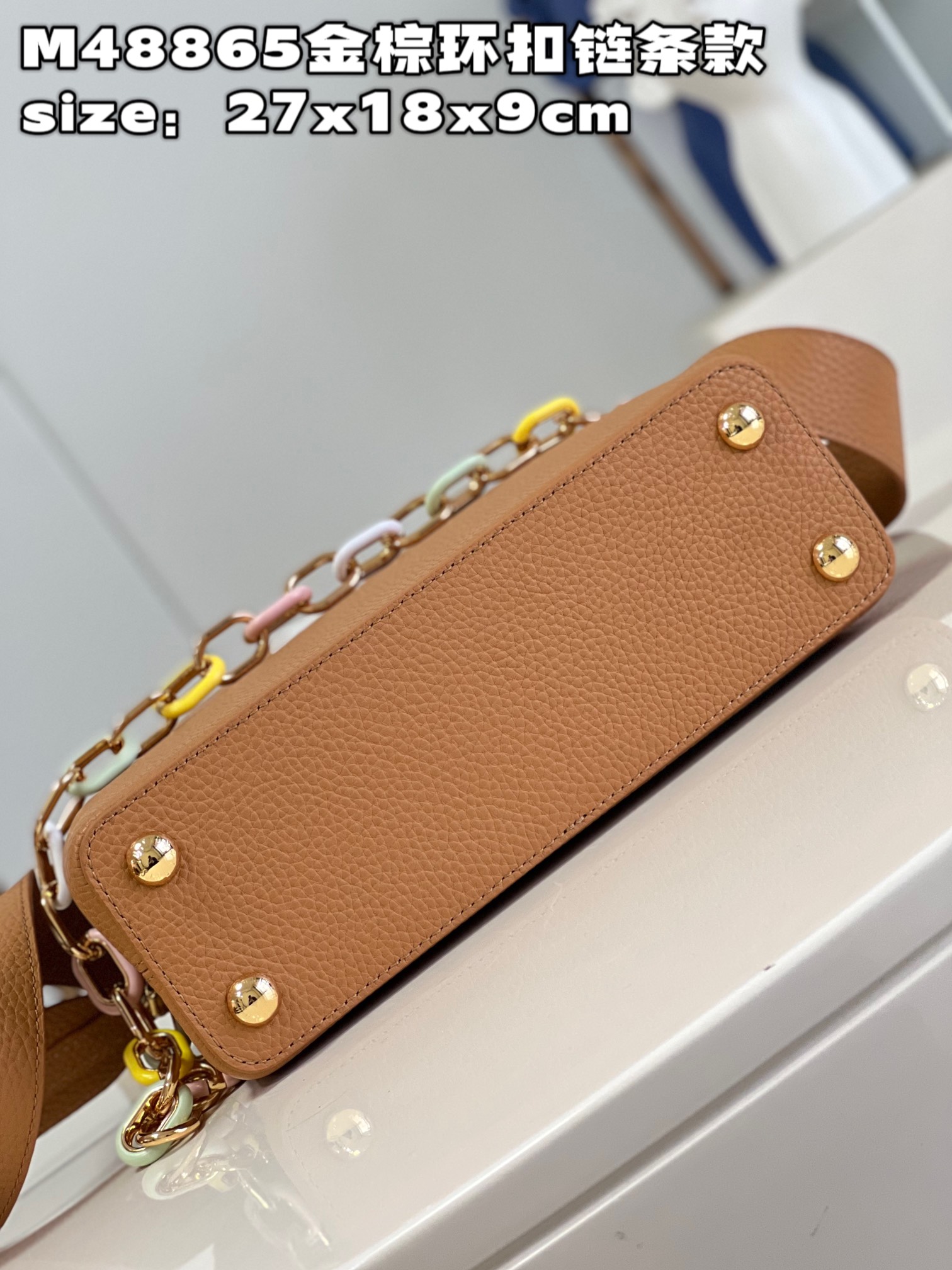 [TOP] Louis Vuitton LV Capucines Bag 3 Sizes- Brown