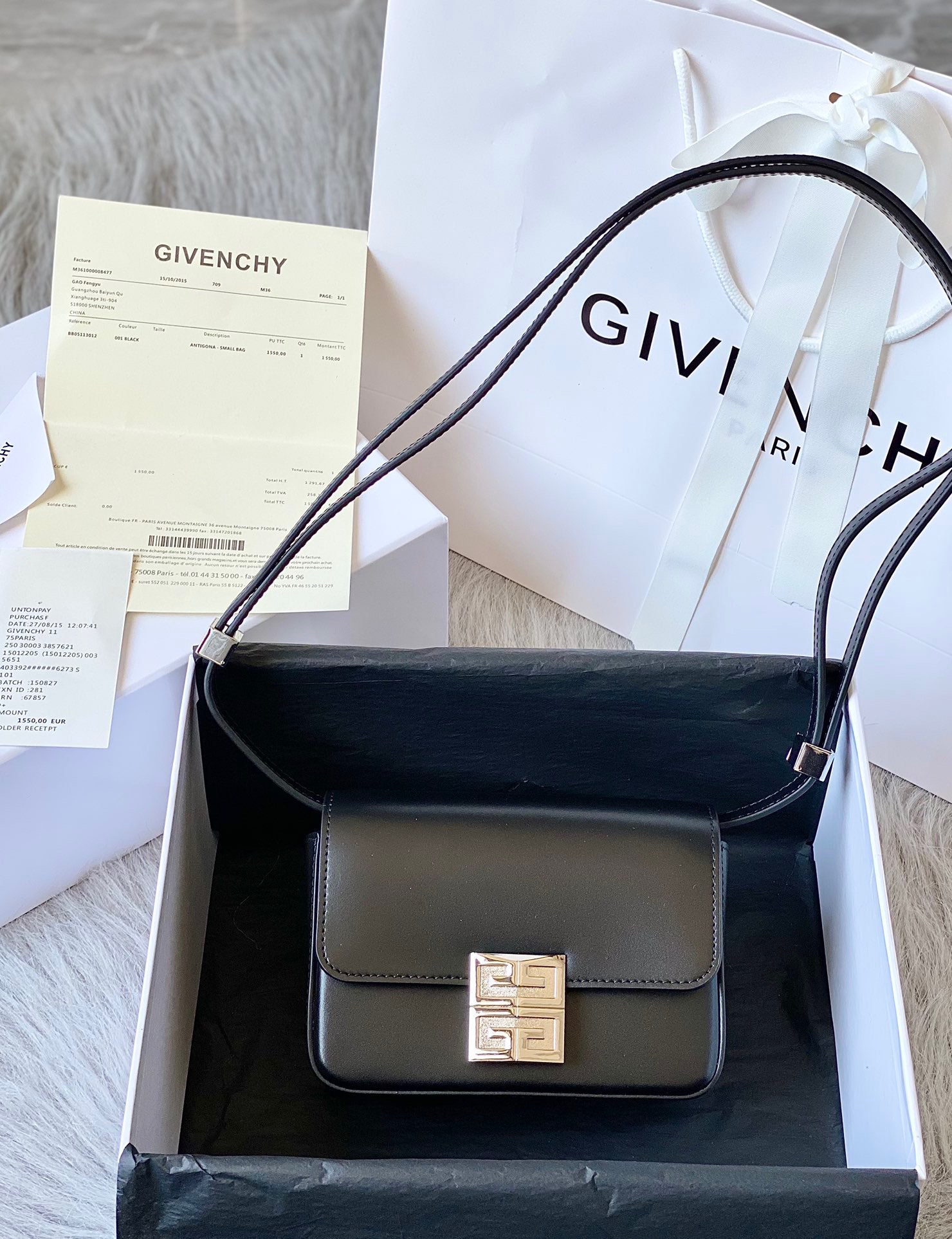 [Top] GIVENCHY 4G In Box Leather Shoulder Bag 16*12*6 - 7 Color