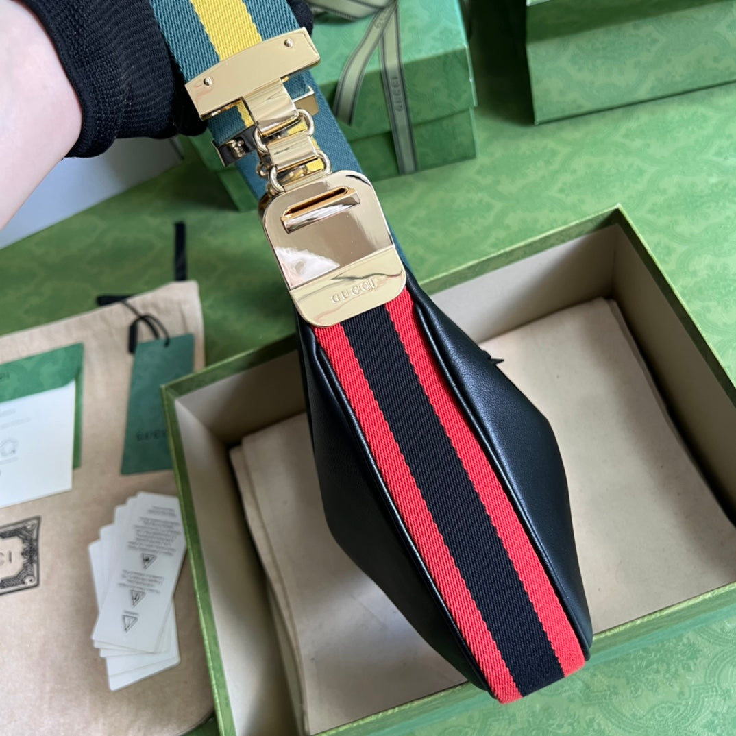 [TOP] GUCCI GG Attache Small Bag - Black