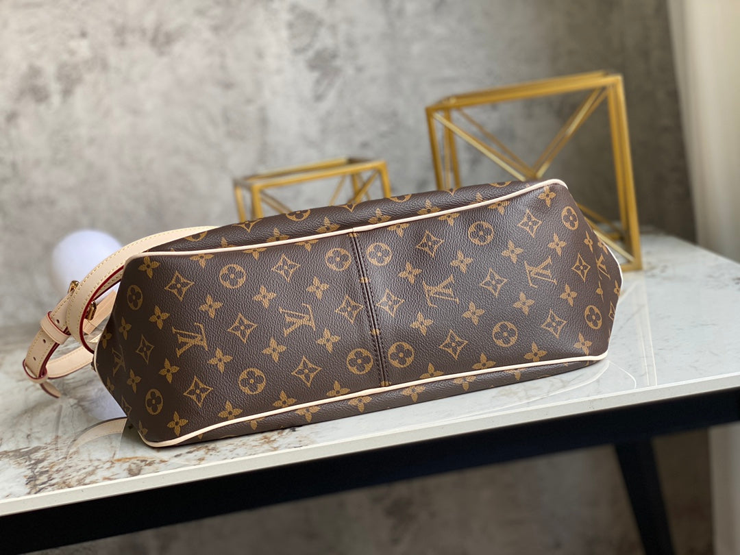 [TOP] Louis Vuitton LV Delightful Monogram PM 52×30×20CM- Beige