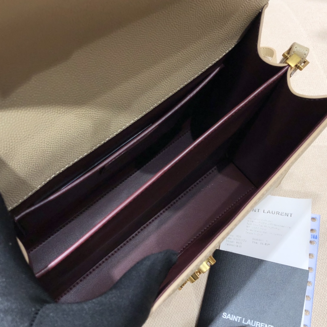 [TOP] Yves Saint Laurent YSL Cassandra Top Handle Bag - GHW