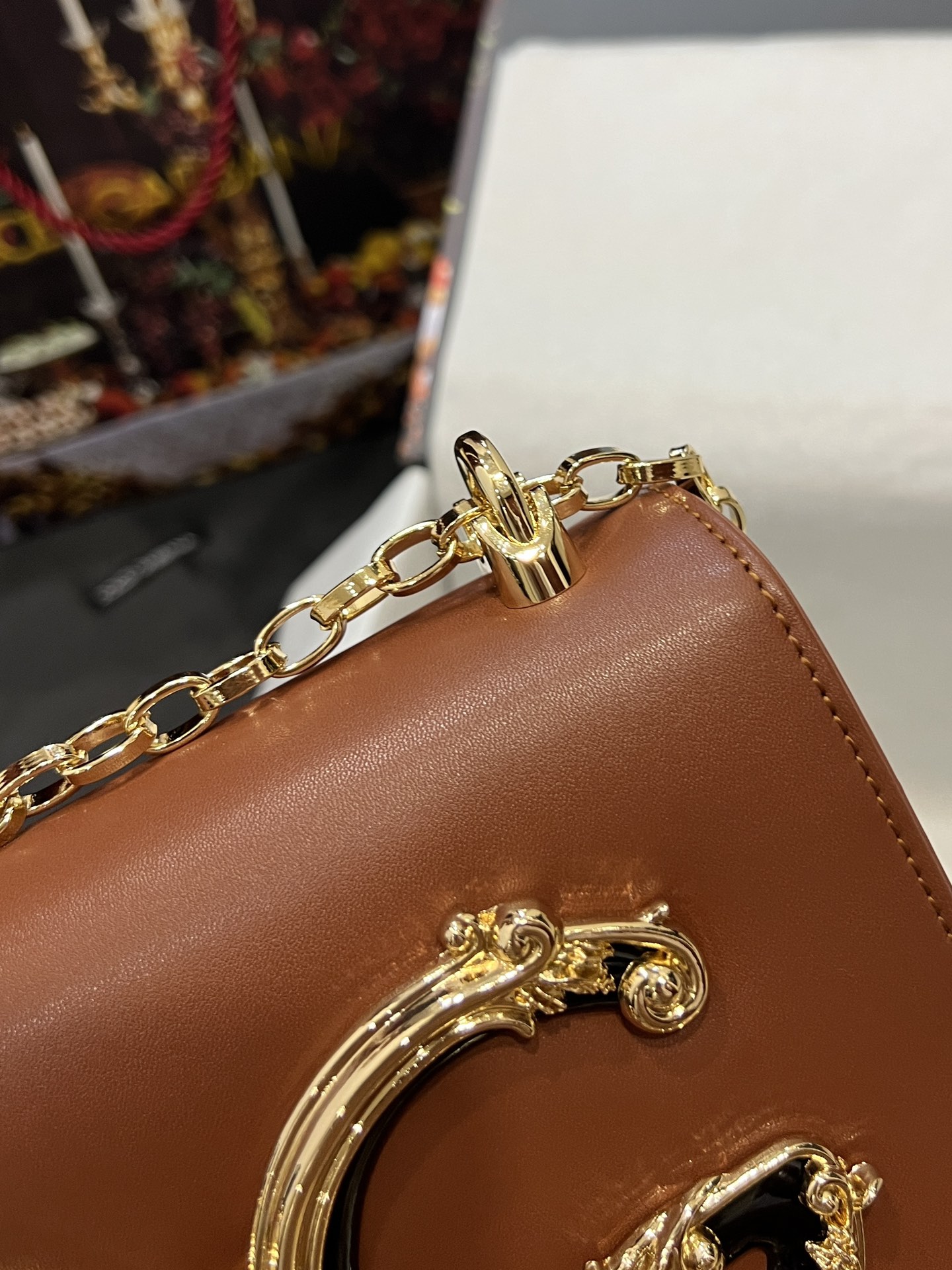 [TOP] Dolce & Gabbana D&G Nappa Leather DG Girls Bag 21*4*15  - 6 Color