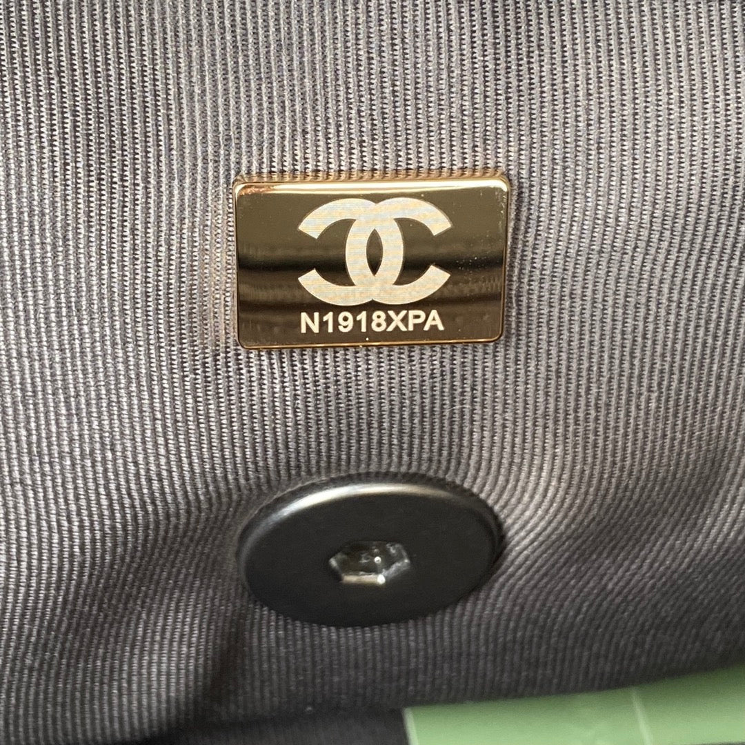 [TOP] CHANEL 19 Bag 26cm/30cm - Dark Grey w Silver Buckle