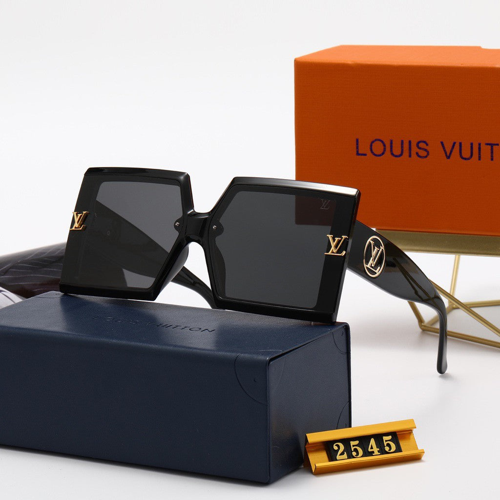 [TOP] Louis Vuitton LV L*V Big Square Sunglasses - Black