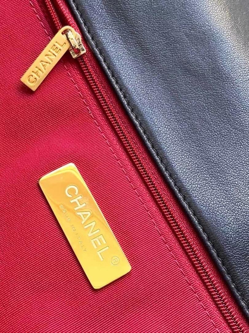 [TOP] CHANEL 19 Bag Maxi 36CM - Black