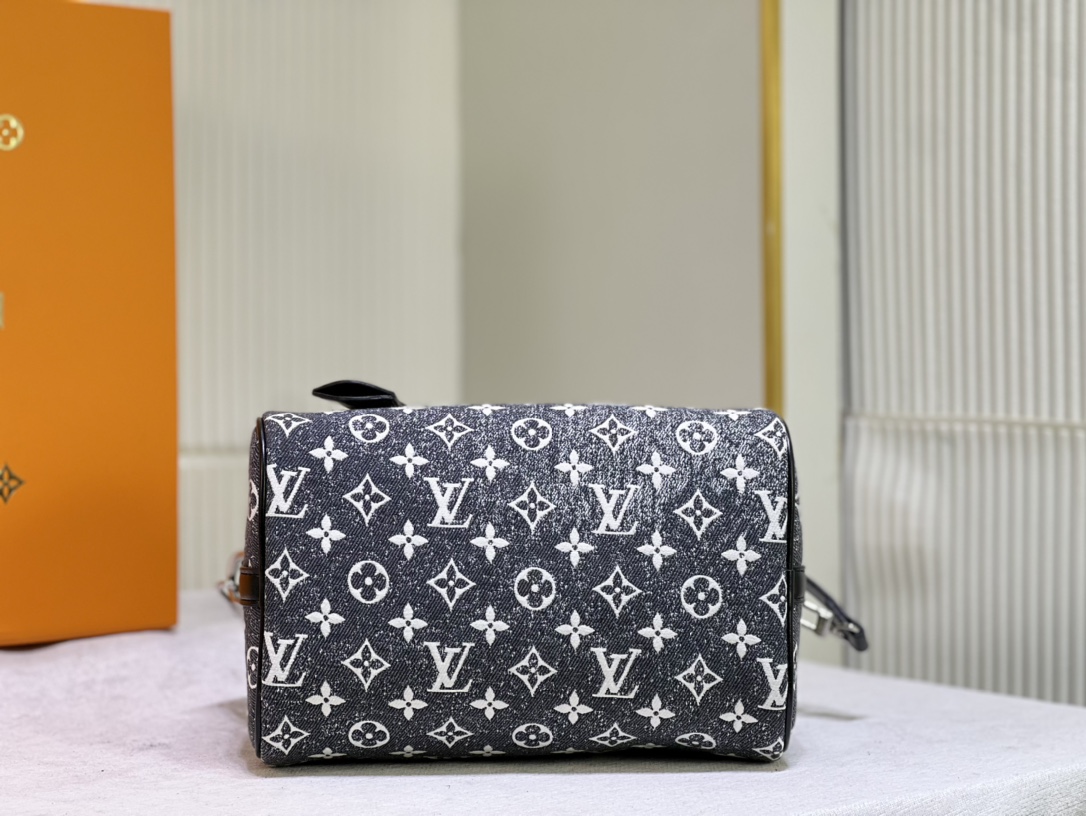 [TOP] Louis Vuitton LV Speedy Bandoulière 25 Handbag 25 x 19 x 15cm - Black