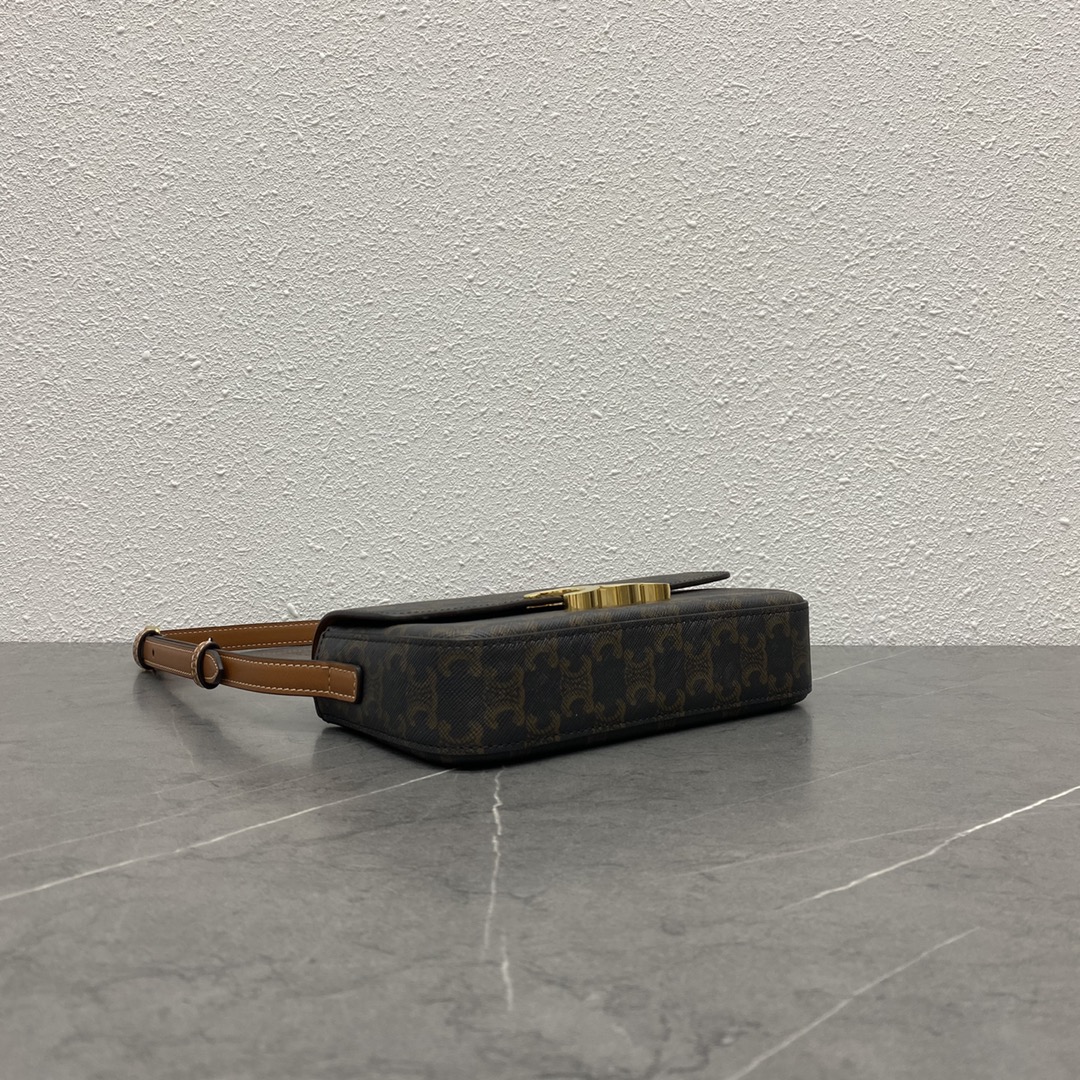 [TOP] CELINE Triomphe Canvas Bag  20-10-4 - Monogram