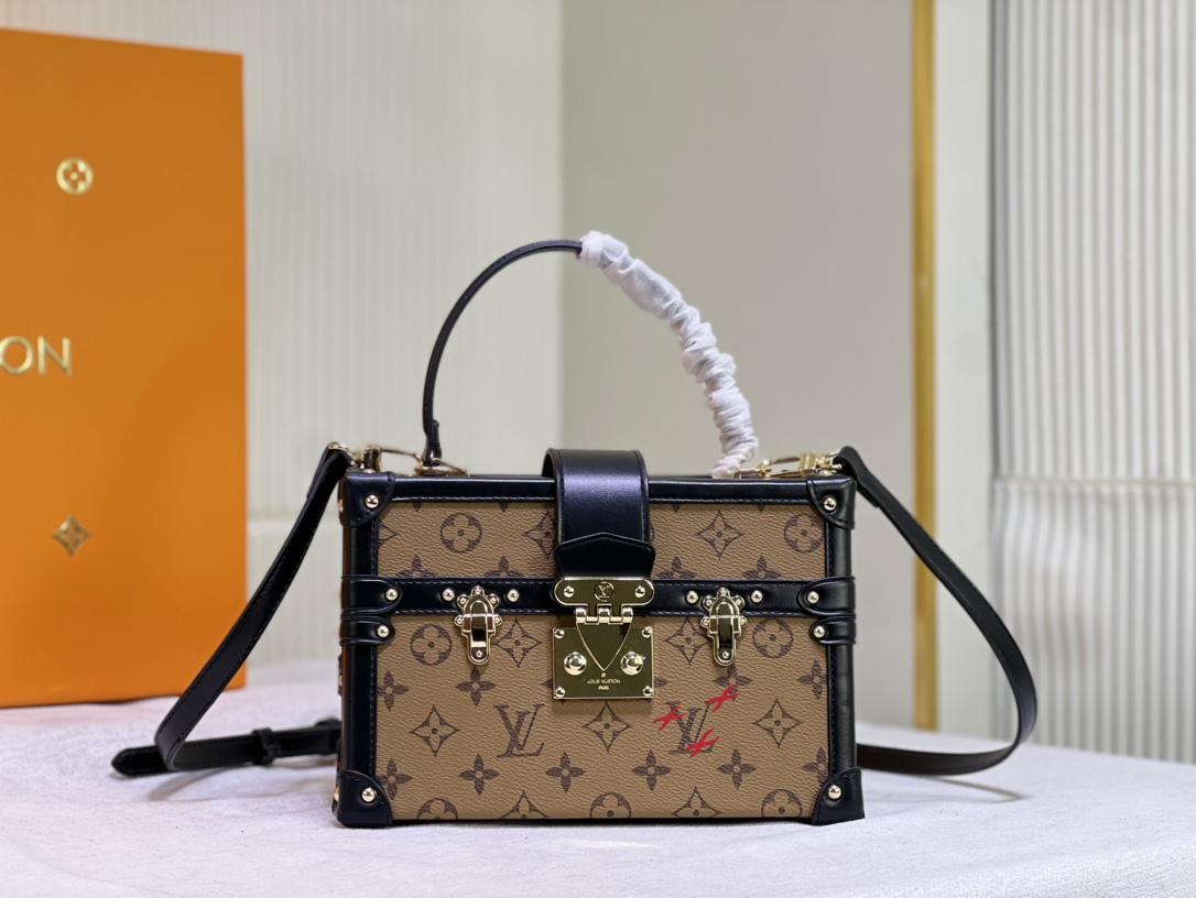 [TOP] Louis Vuitton LV Petite Malle V Box Bag