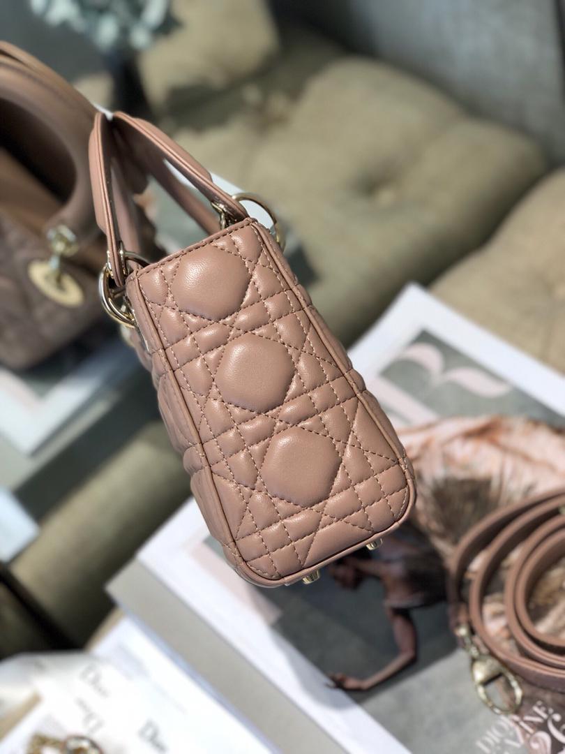 [TOP] Christian Dior Lady Christian Dior Bag Mini- Dusty Rose