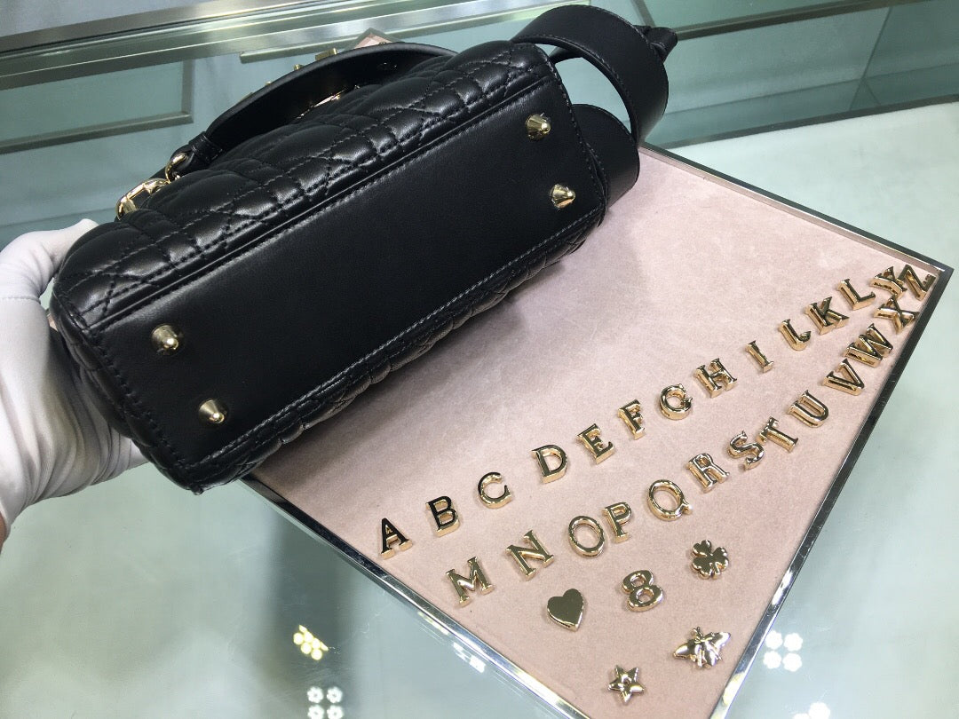 [TOP] Christian Dior Lady Christian Dior Bag ABC - Black