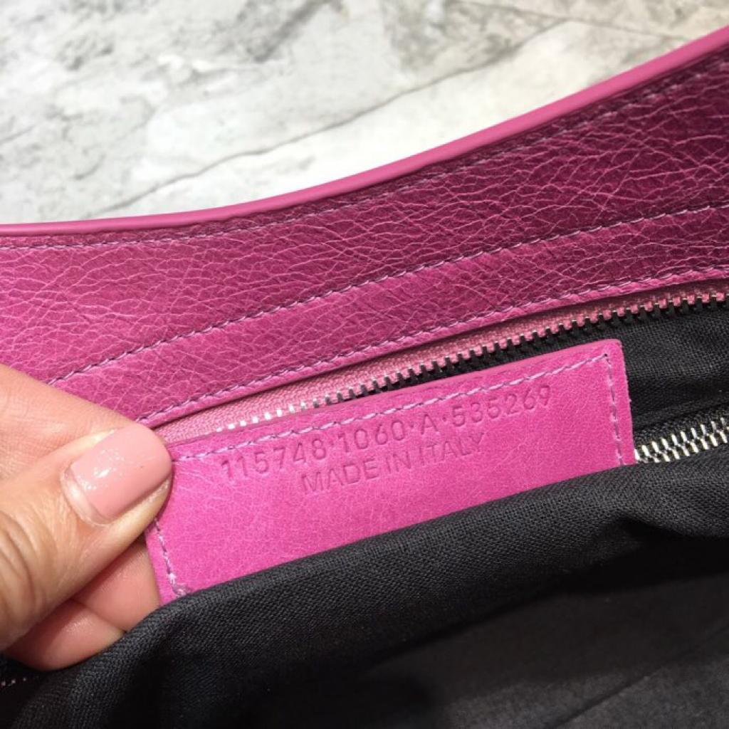 [TOP] BALENCIAGA City S Aged Calfskin Bag - Pink