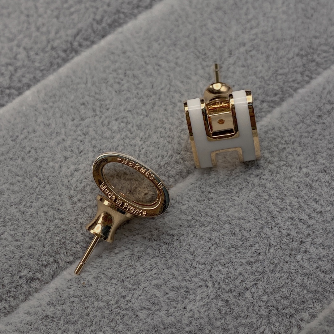 [TOP] HERMES H Earrings