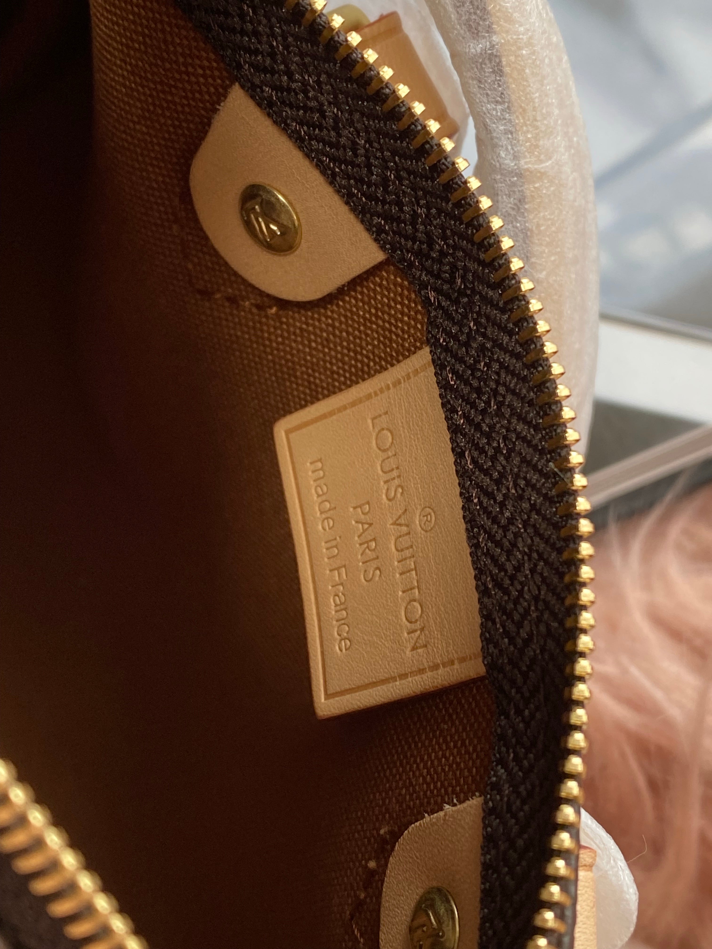 [TOP] Louis Vuitton LV Monogram Speedy Mini Bag 16x12.5x10cm-Brown