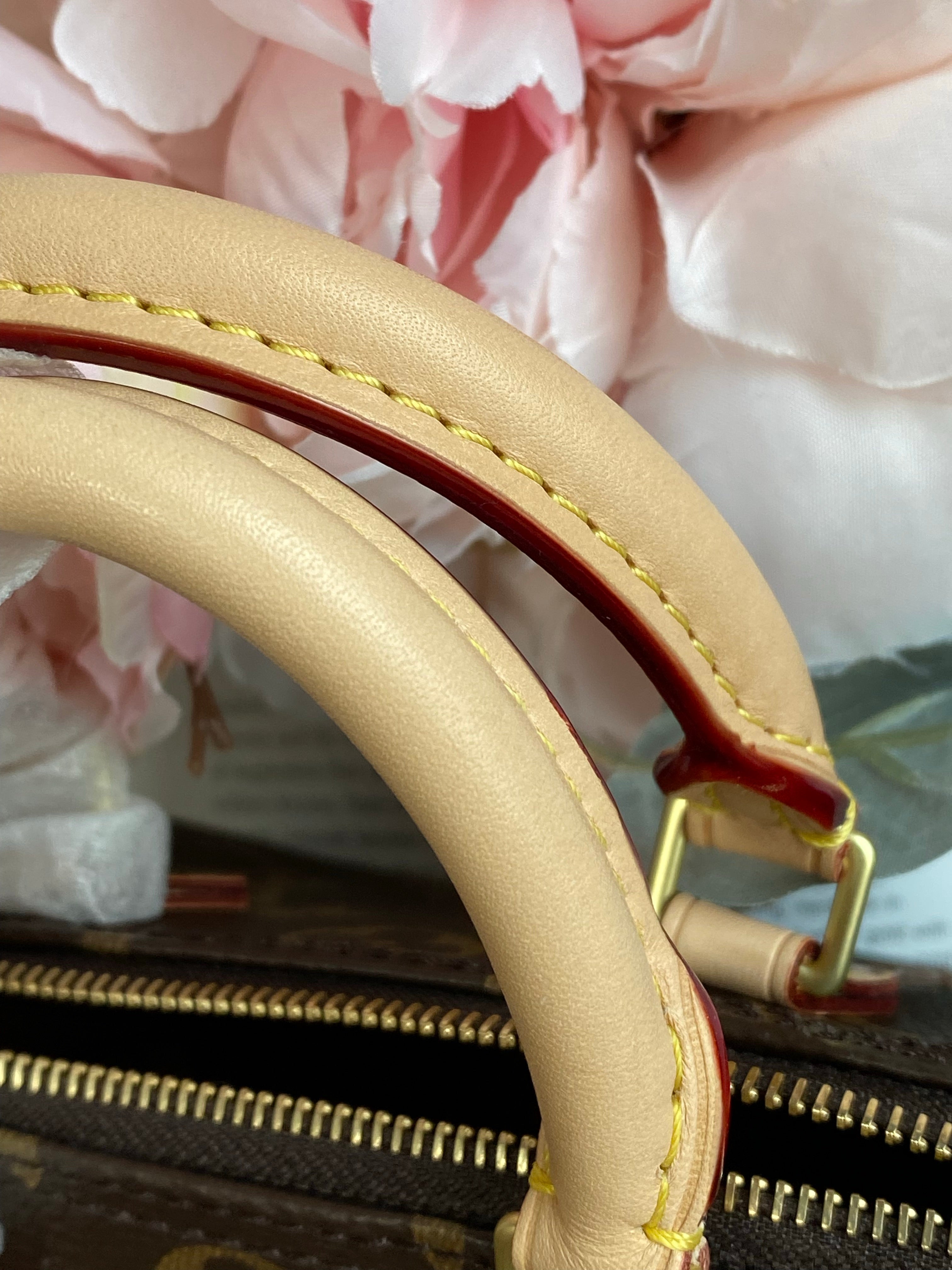 [TOP] Louis Vuitton LV Monogram Speedy Mini Bag 16x12.5x10cm-Brown