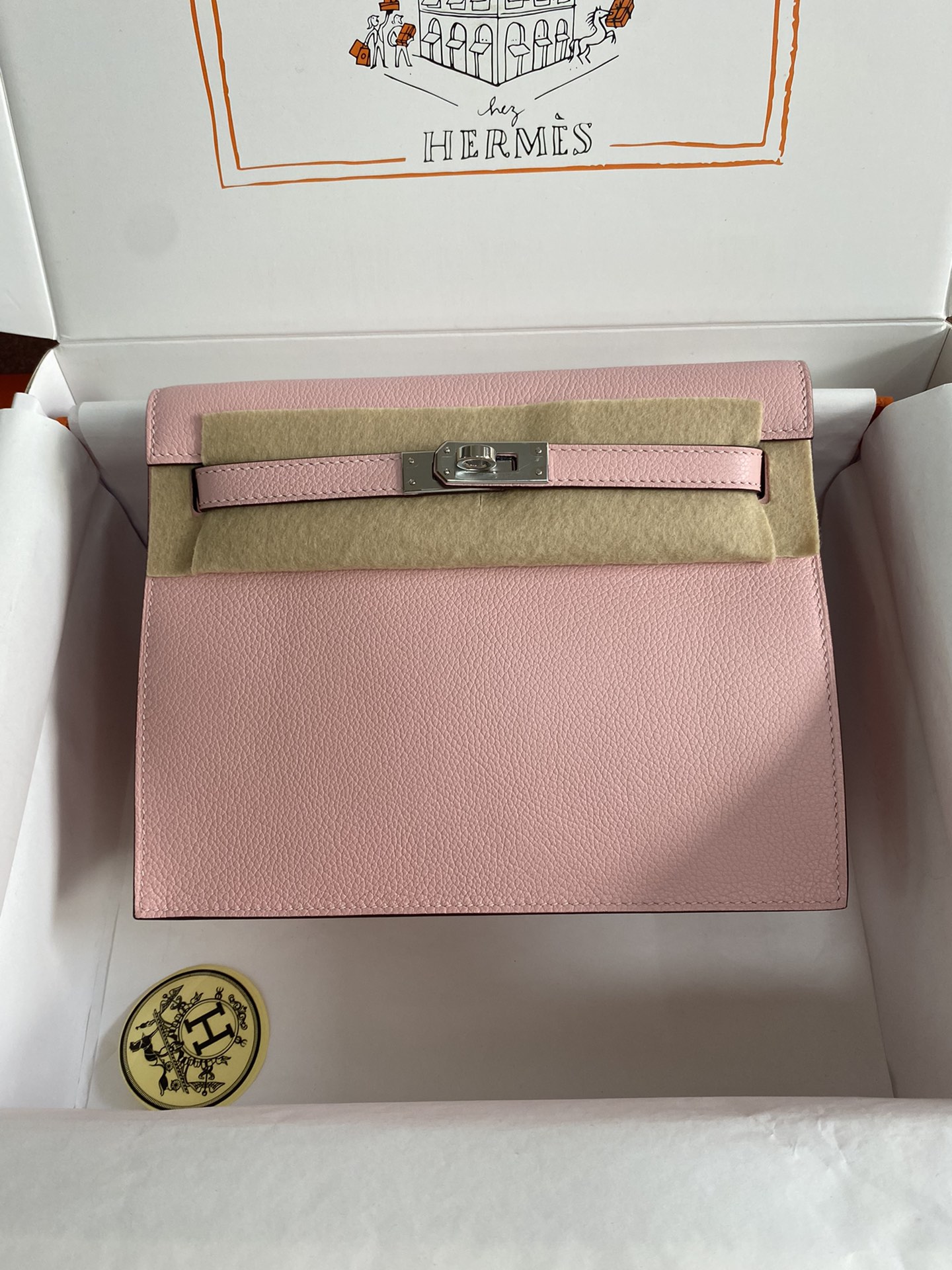 [Top] HERMES Kelly danse II  Calfskin 22cm - 20 Colors