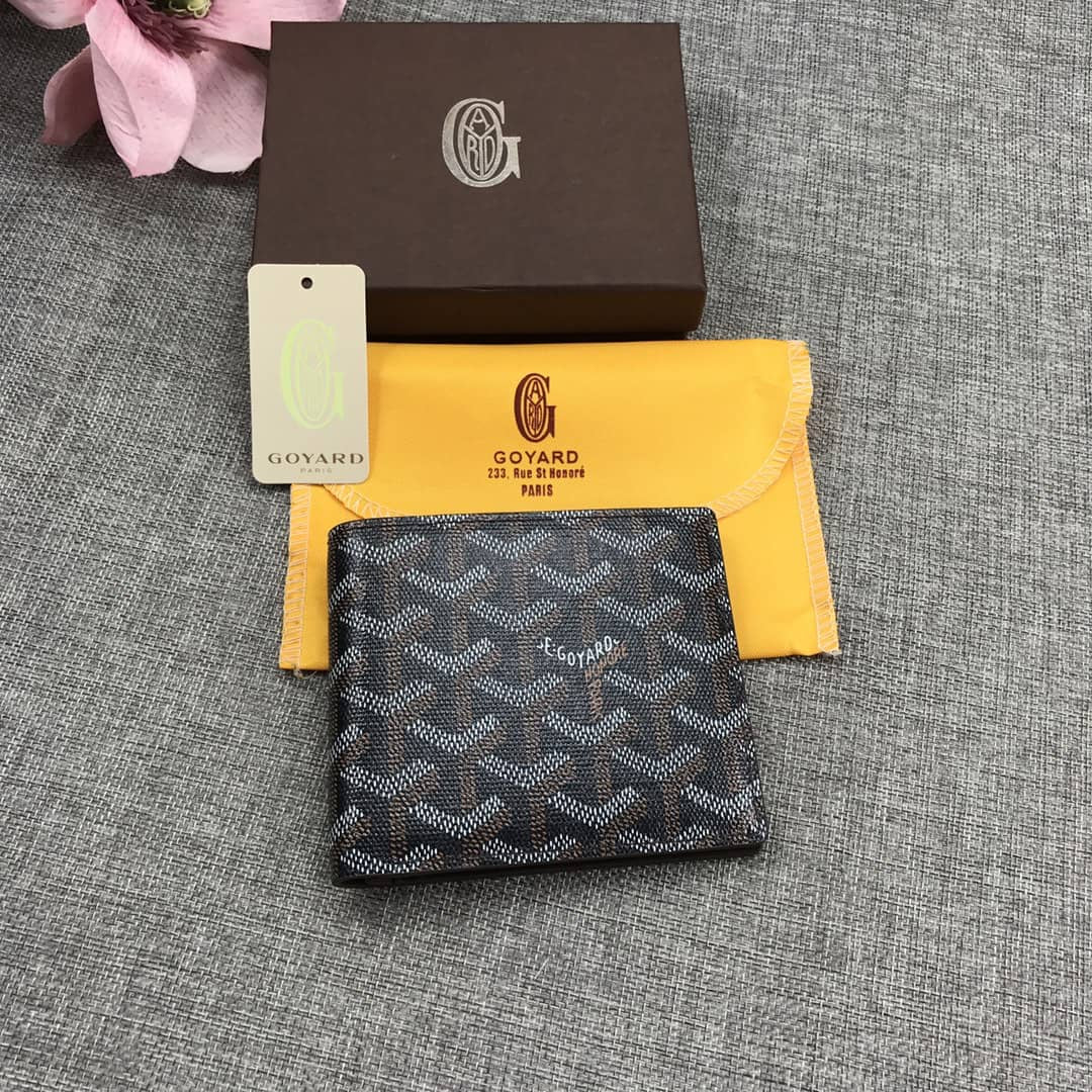 [TOP] Goyard Men Wallet - BLACK