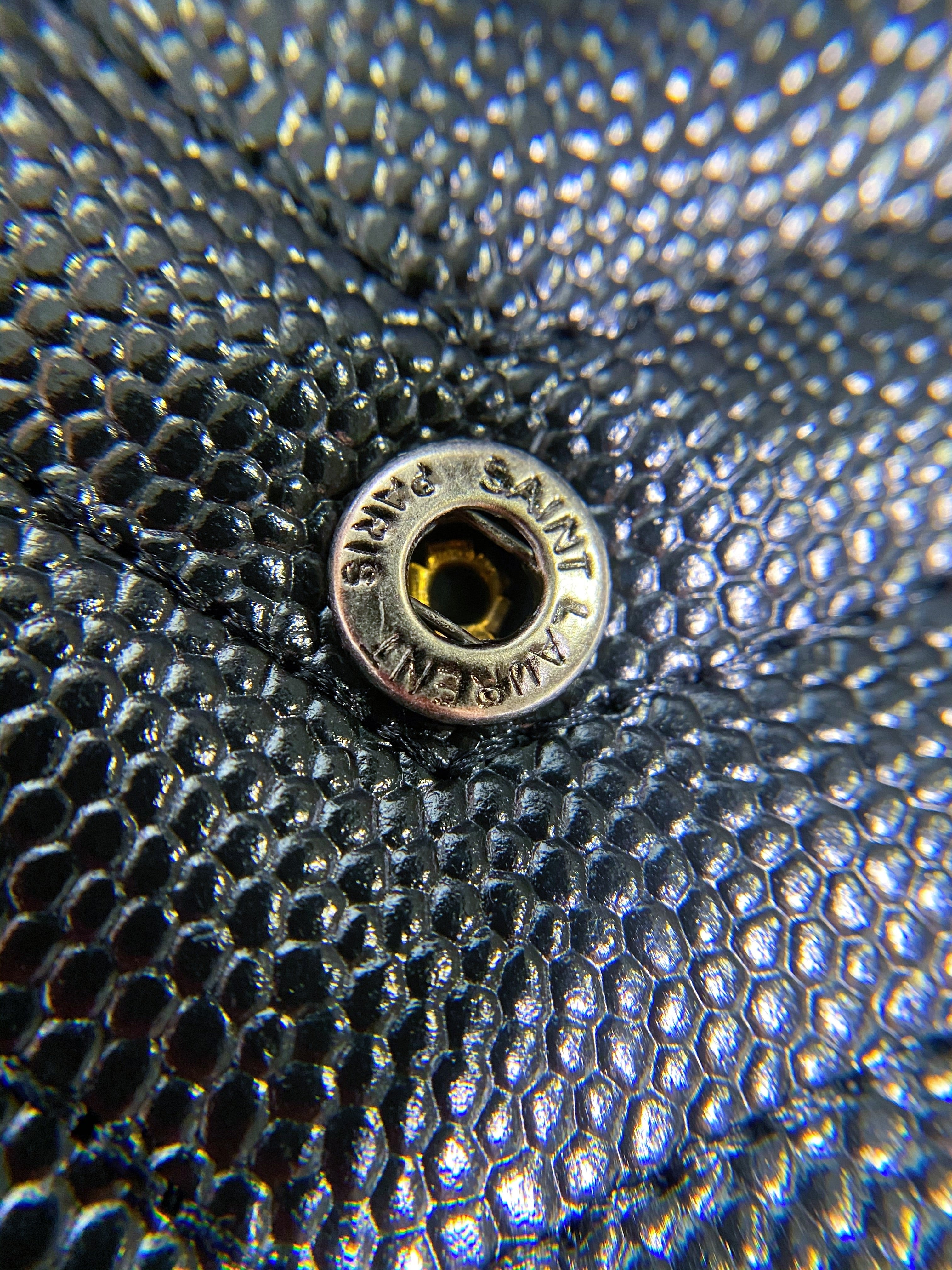 [TOP] Yves Saint Laurent YSL Monogram WOC Grain Leather - BLACK