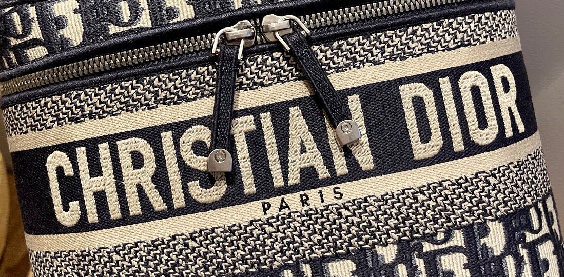 [TOP] Christian Dior Travel Oblique Vanity Case - Blue