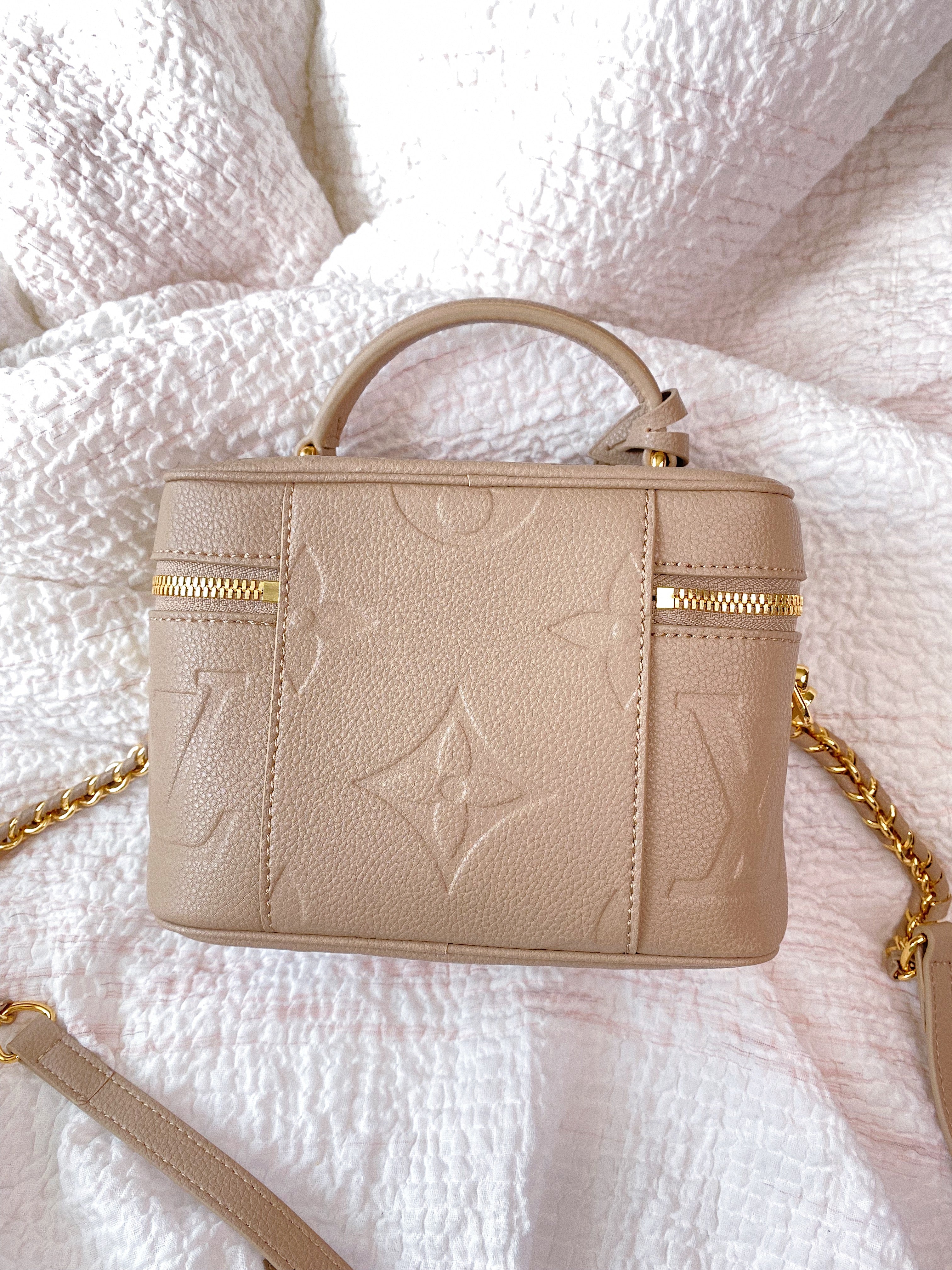 [TOP] Louis Vuitton LV Vanity Pm Bag Giant Monogram 19 x 13 x 11CM- Turtle Dove