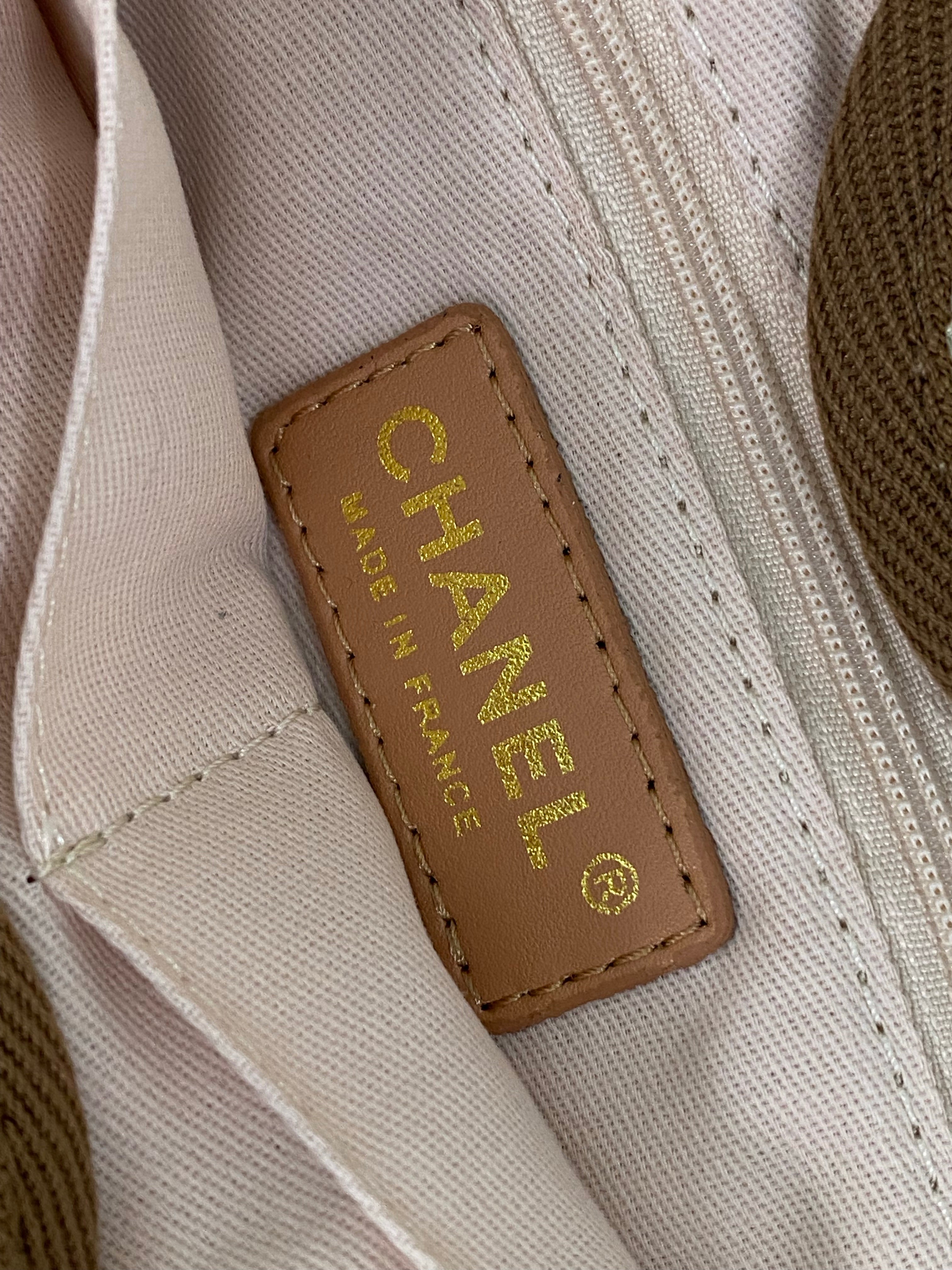 [TOP] CHANEL Small Deauville Shopping Bag 35cm - Brown Beige