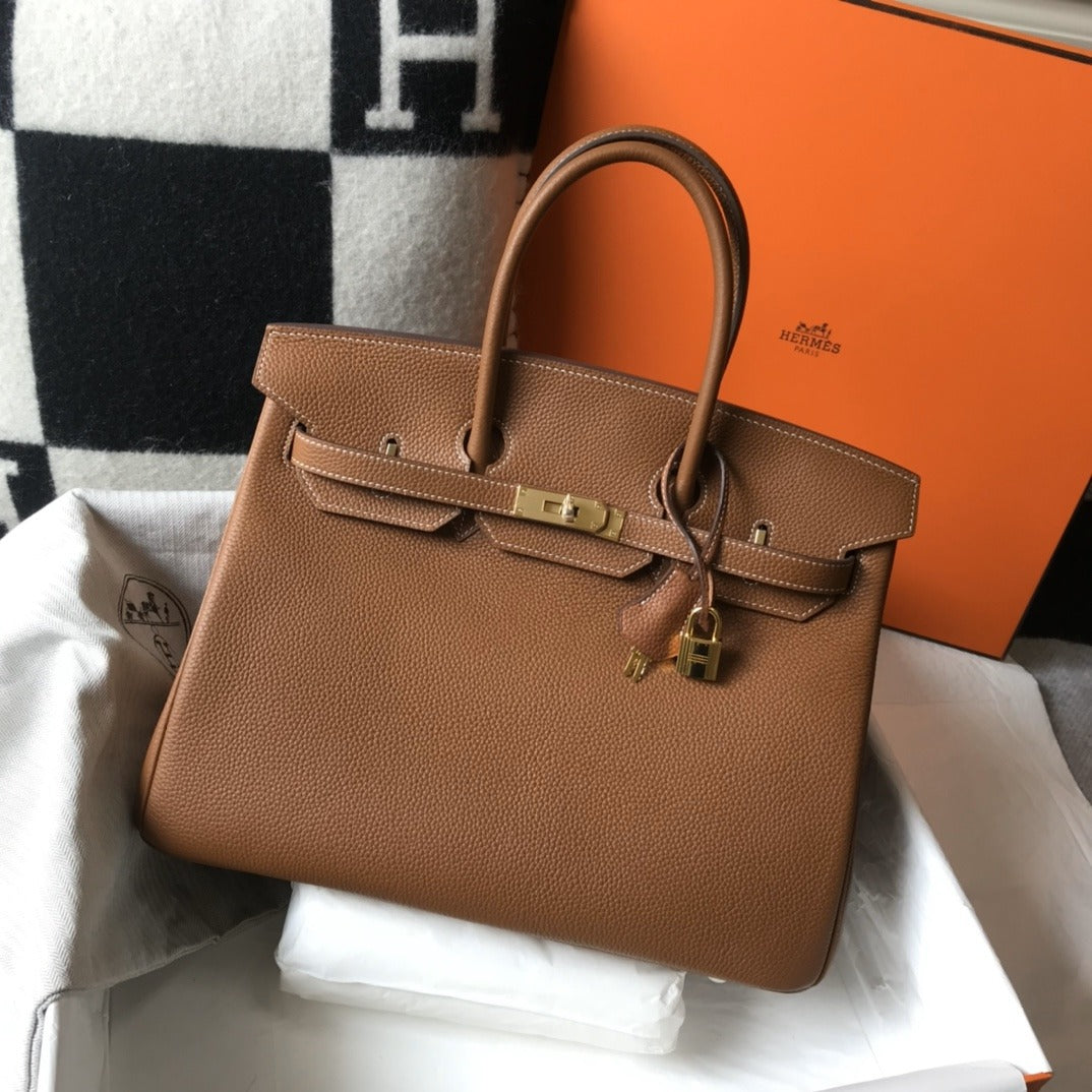 [TOP] HERMES Birkin Togo Leather 25cm/30cm - Gold & GHW