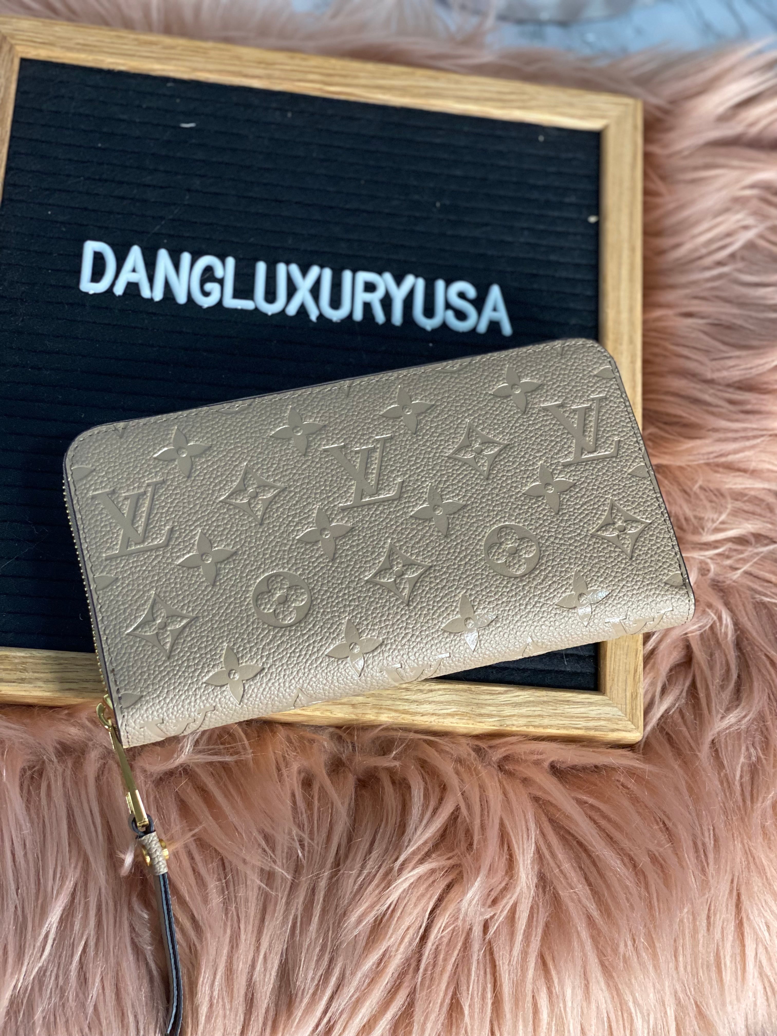 [TOP] Louis Vuitton LV LV Zippy Wallet Empreinte - Turtle Dove