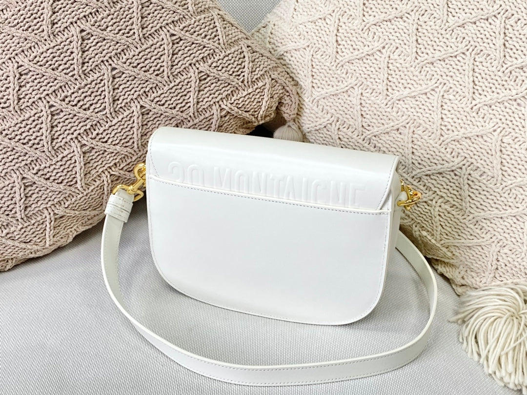 [TOP] Christian Dior Bobby Bag Small - White