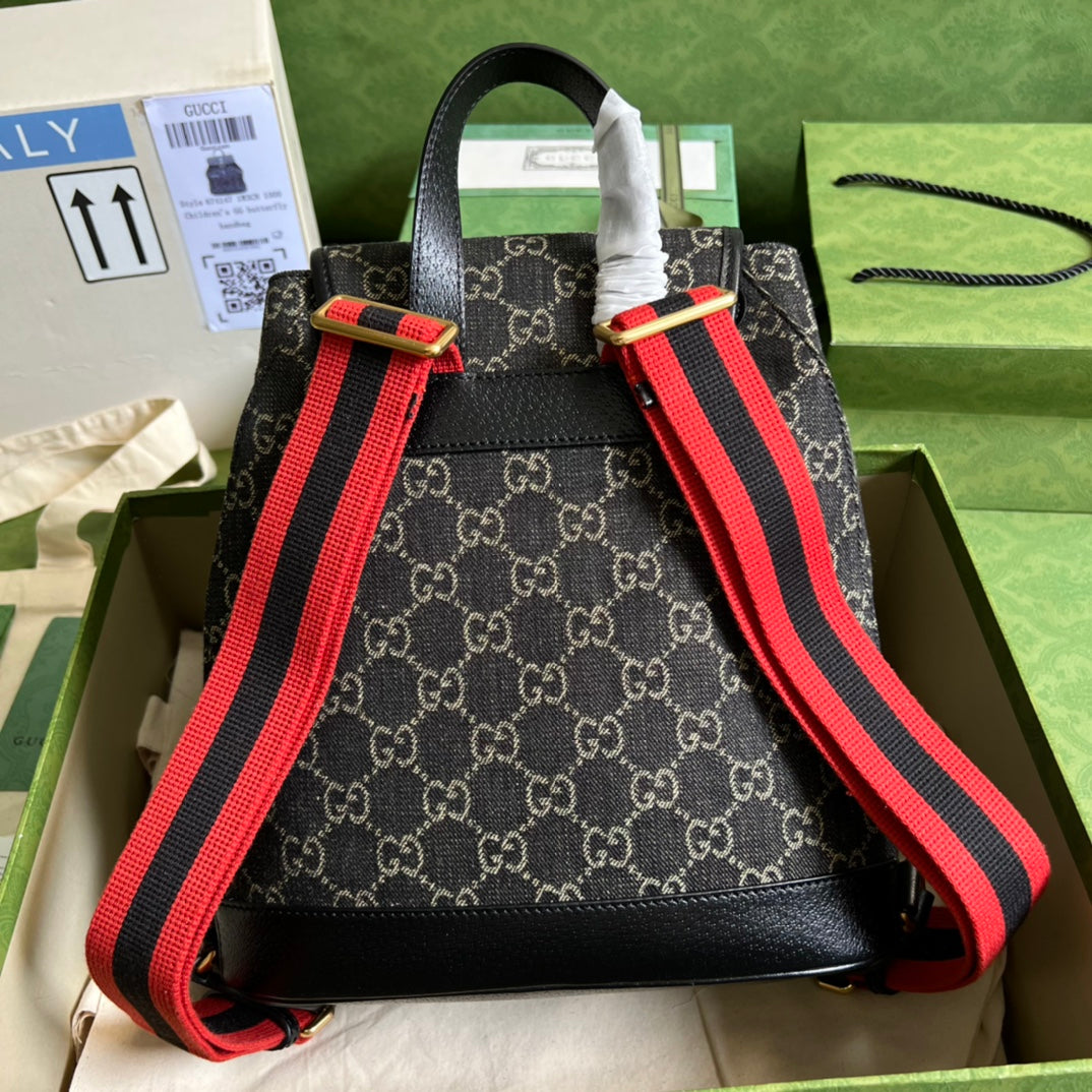 [TOP] GUCCI G*G Interlocking G Backpack - Black