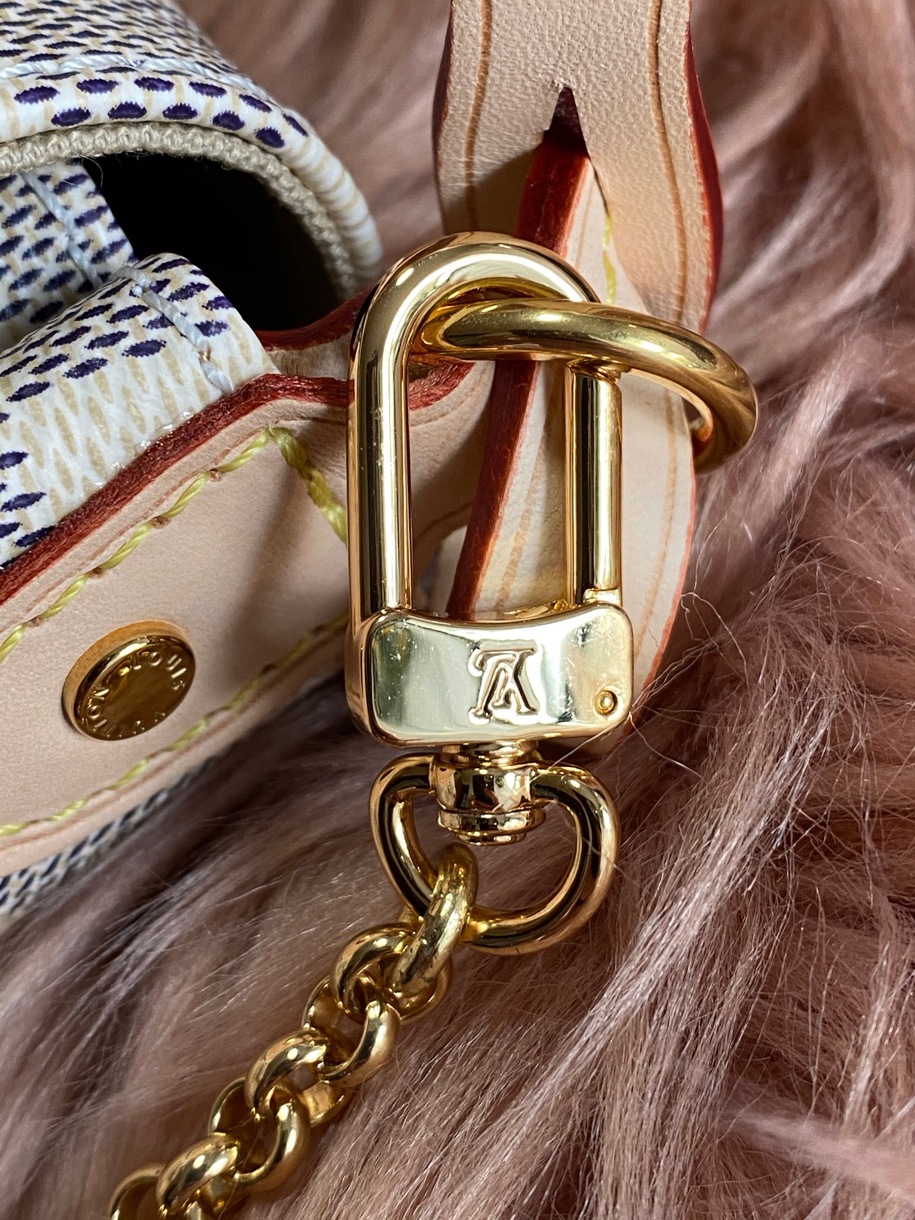 [TOP] Louis Vuitton LV  Favorite Bag MM 24x15.5x4.5cm- Damier Azur