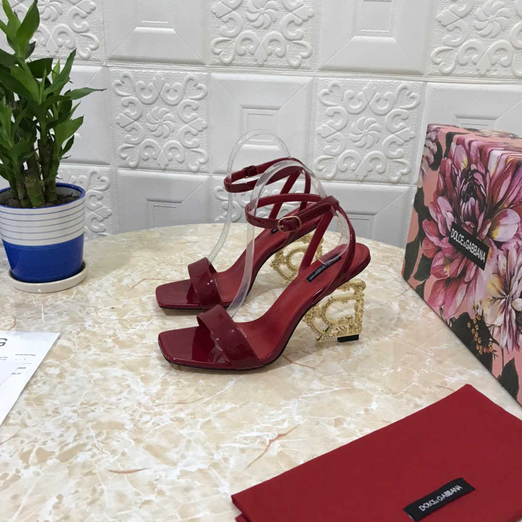 [TOP] Dolce & Gabbana D&G Crystal Logo Heels Pumps - 11 Colours