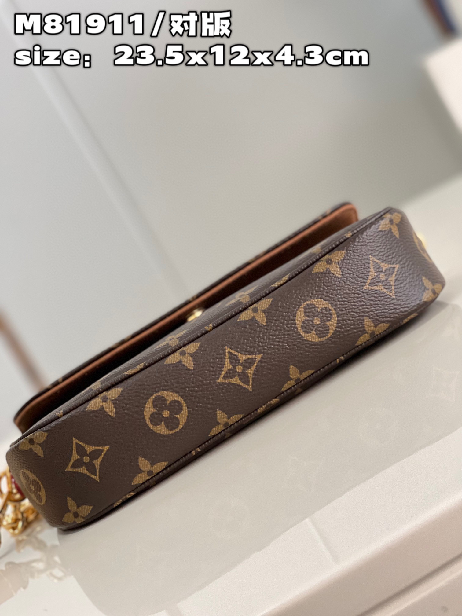 [TOP] Louis Vuitton LV Wallet On Chain Ivy Bag 23.5x12x4.3cm- Monogram